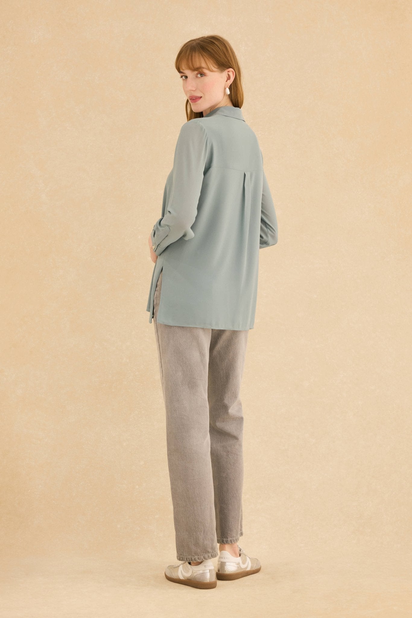 Blusa ESENCIA Azul Atlántico - BIMANI