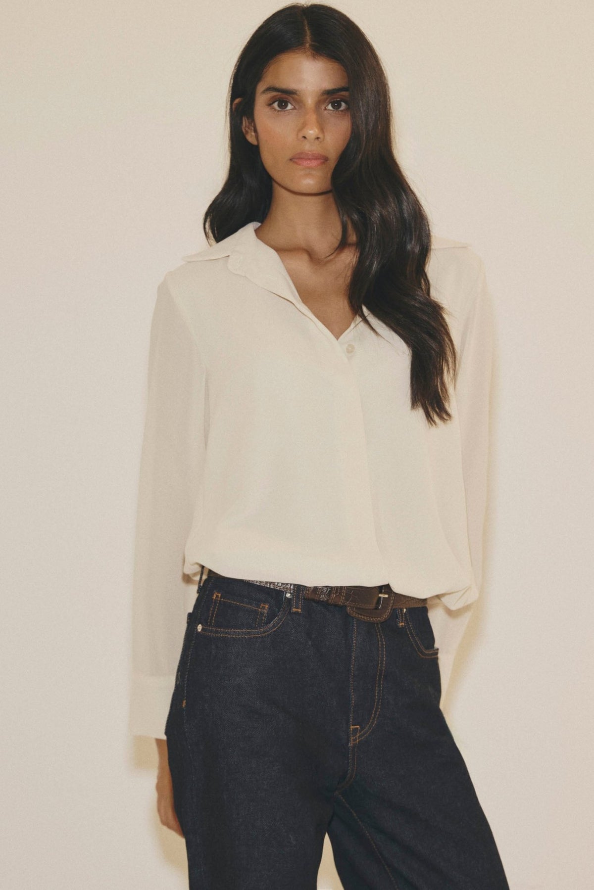 Blusa ESENCIA Beige Caliza - BIMANI