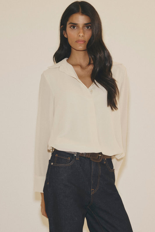 Blusa ESENCIA Beige Caliza