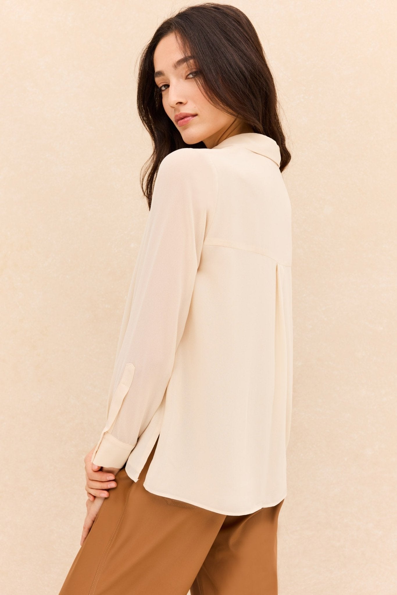 Blusa ESENCIA Beige Caliza - BIMANI