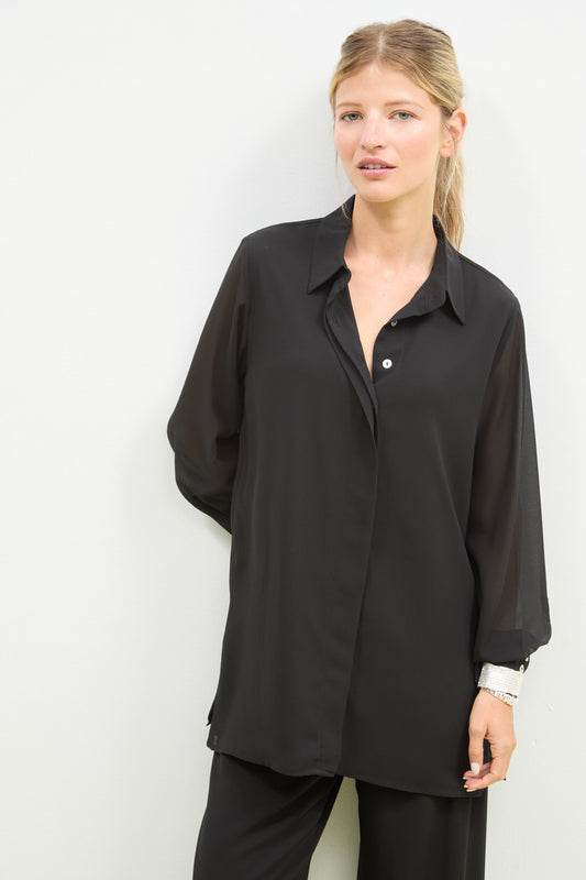 ESENCIA Blouse Black