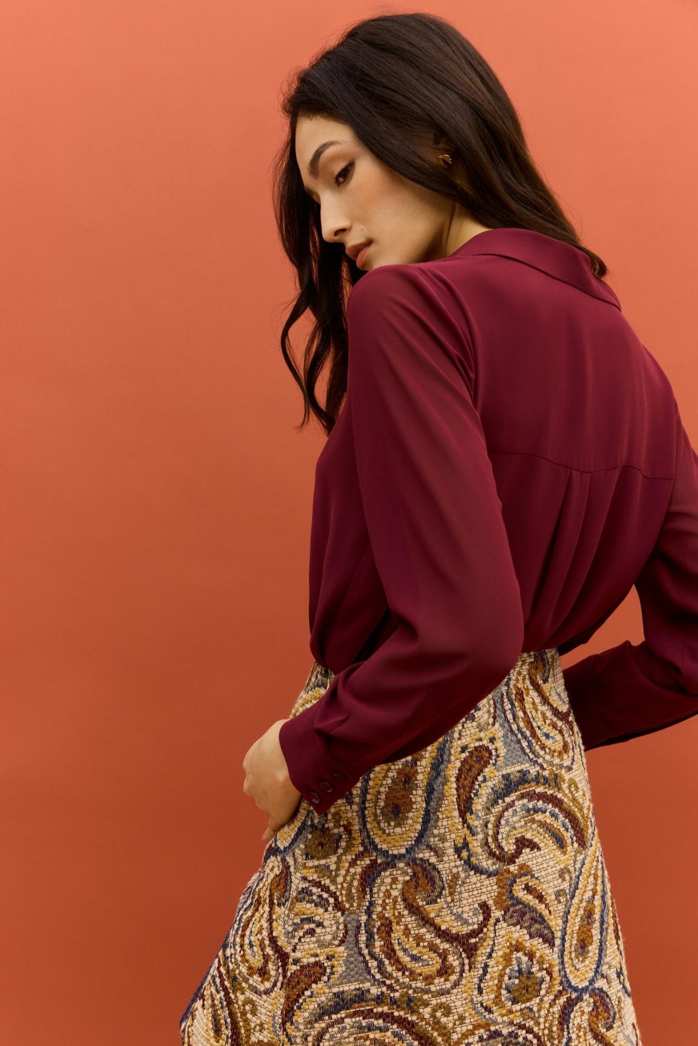 Blusa ESENCIA Burdeos Monastrell - BIMANI