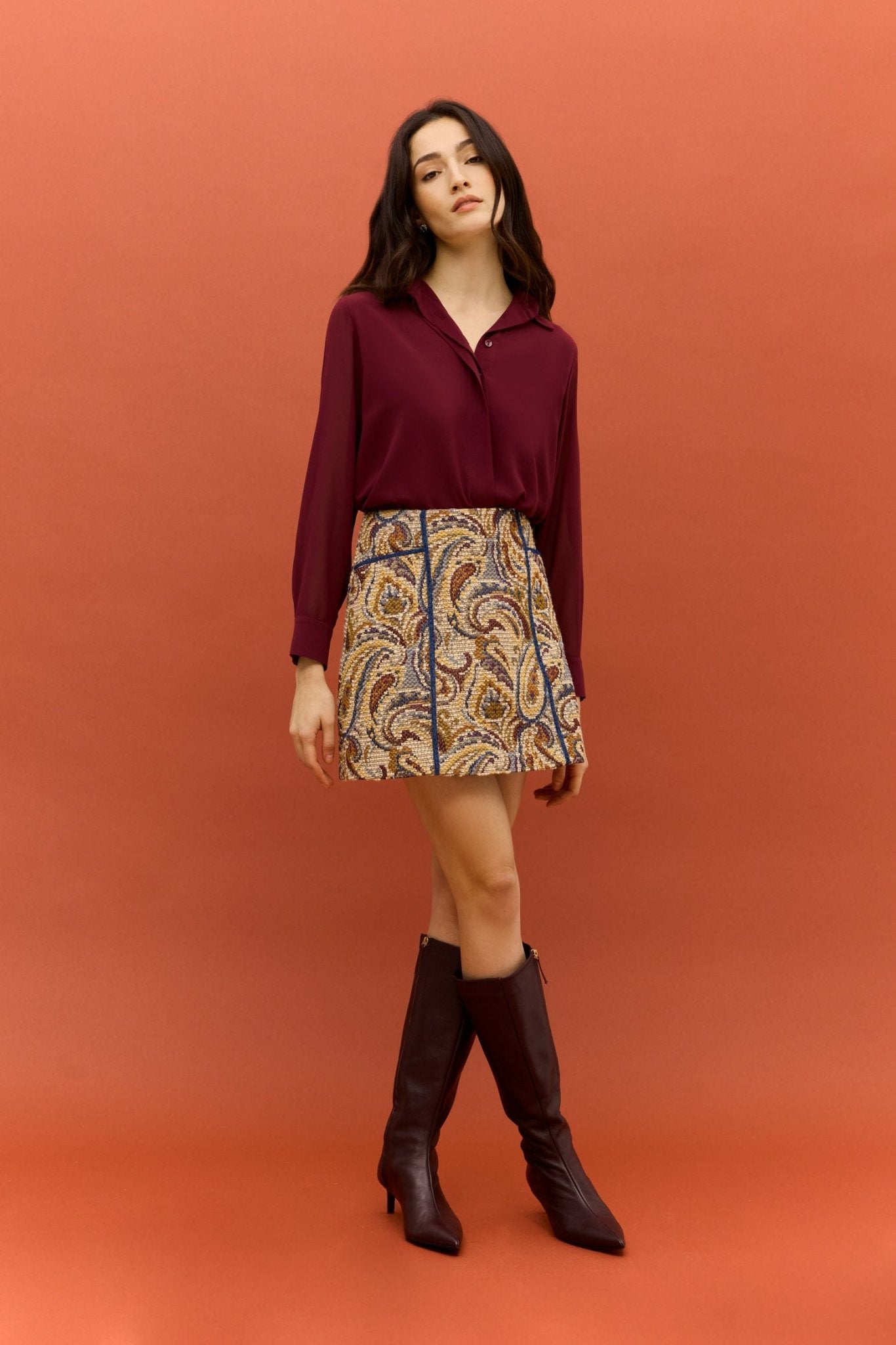 Blusa ESENCIA Burdeos Monastrell - BIMANI