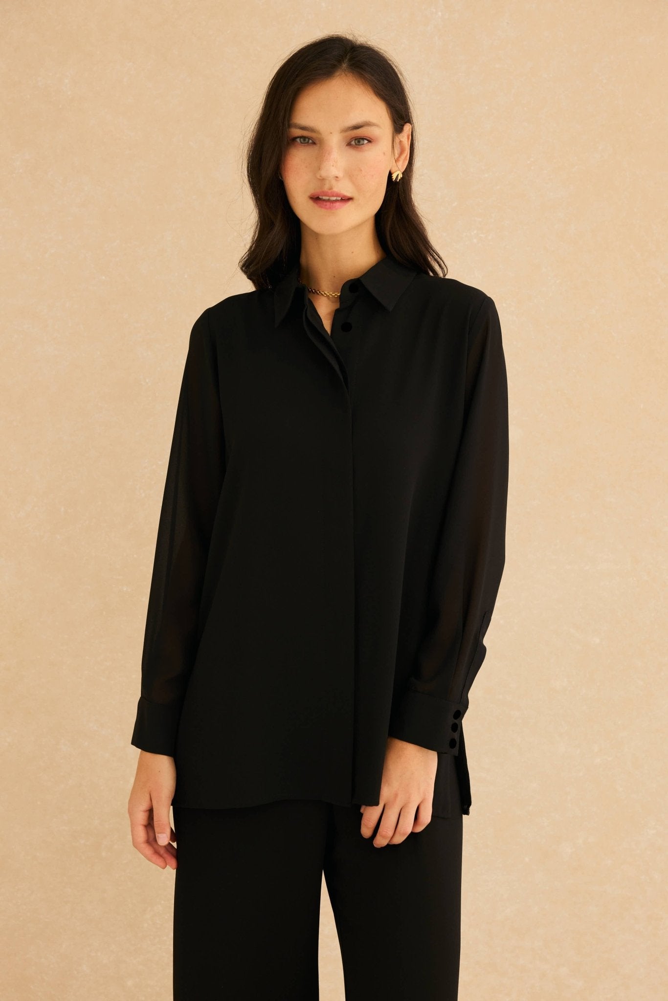 Blusa ESENCIA Negro Magnético - BIMANI