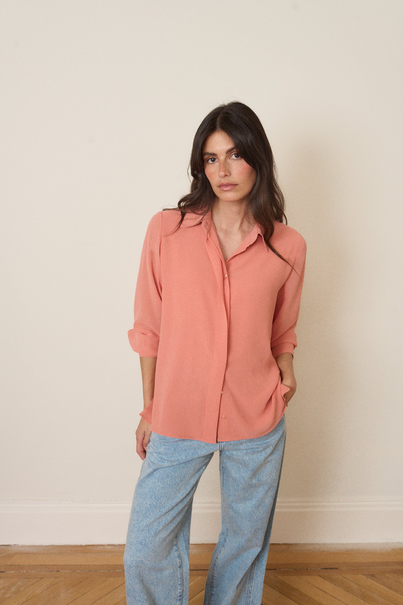 Blusa ESENCIA Salmón Lava - BIMANI