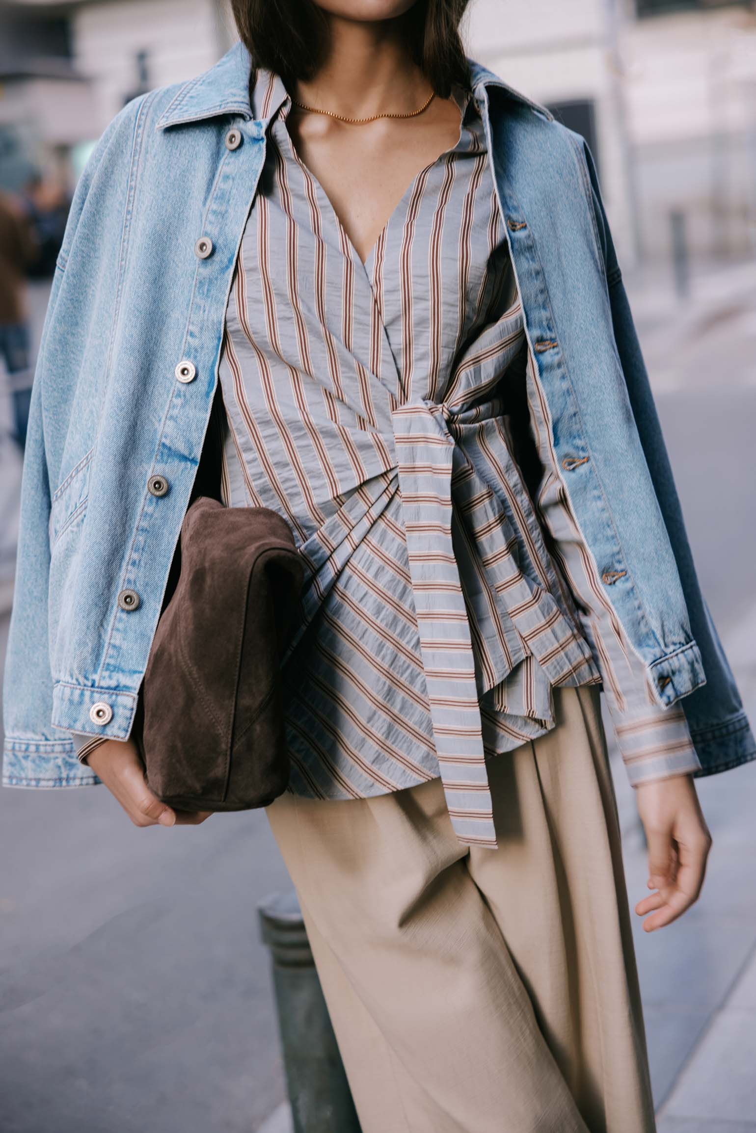 Blusa ESME Rayas Azul - BIMANI