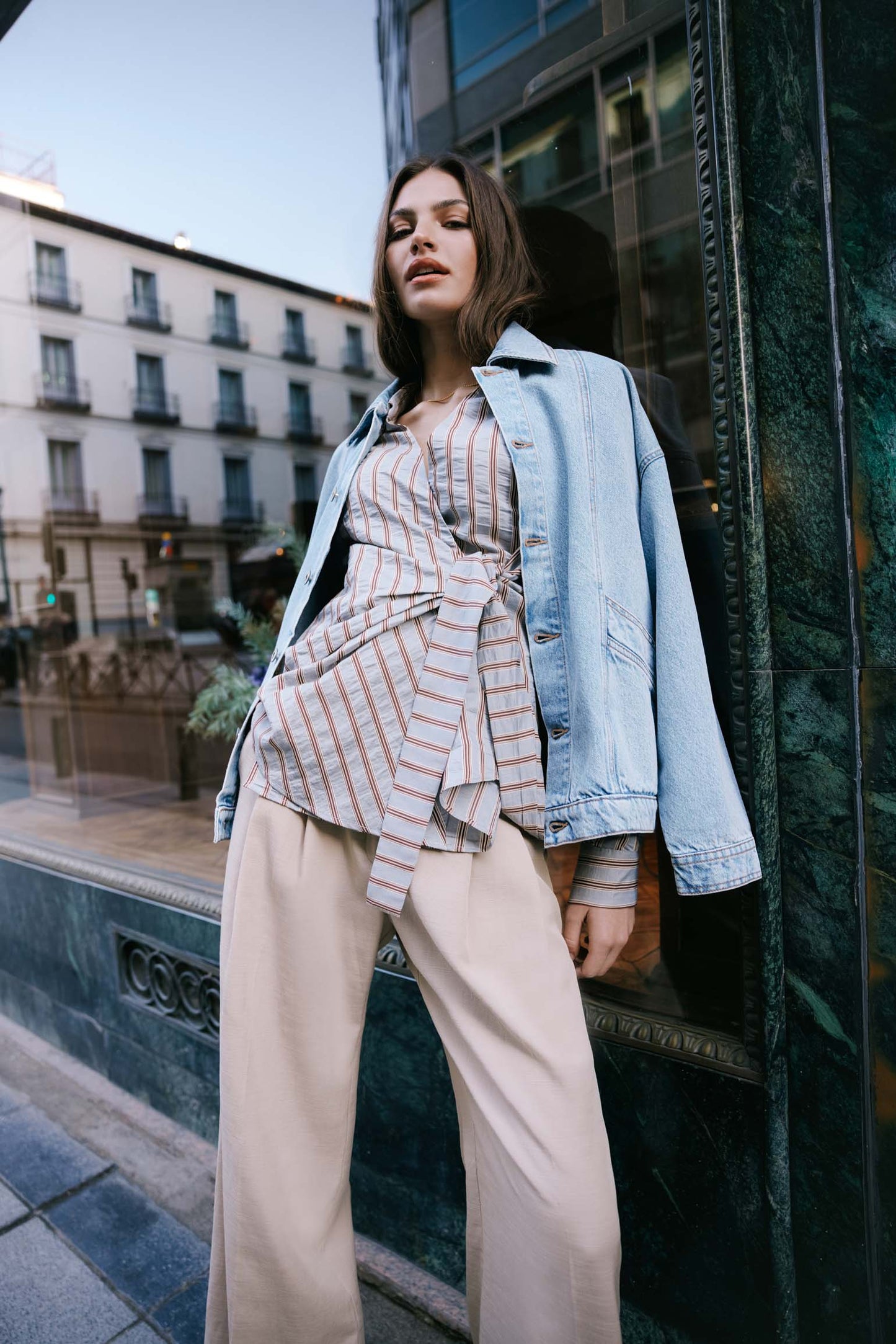 Blusa ESME Rayas Azul - BIMANI