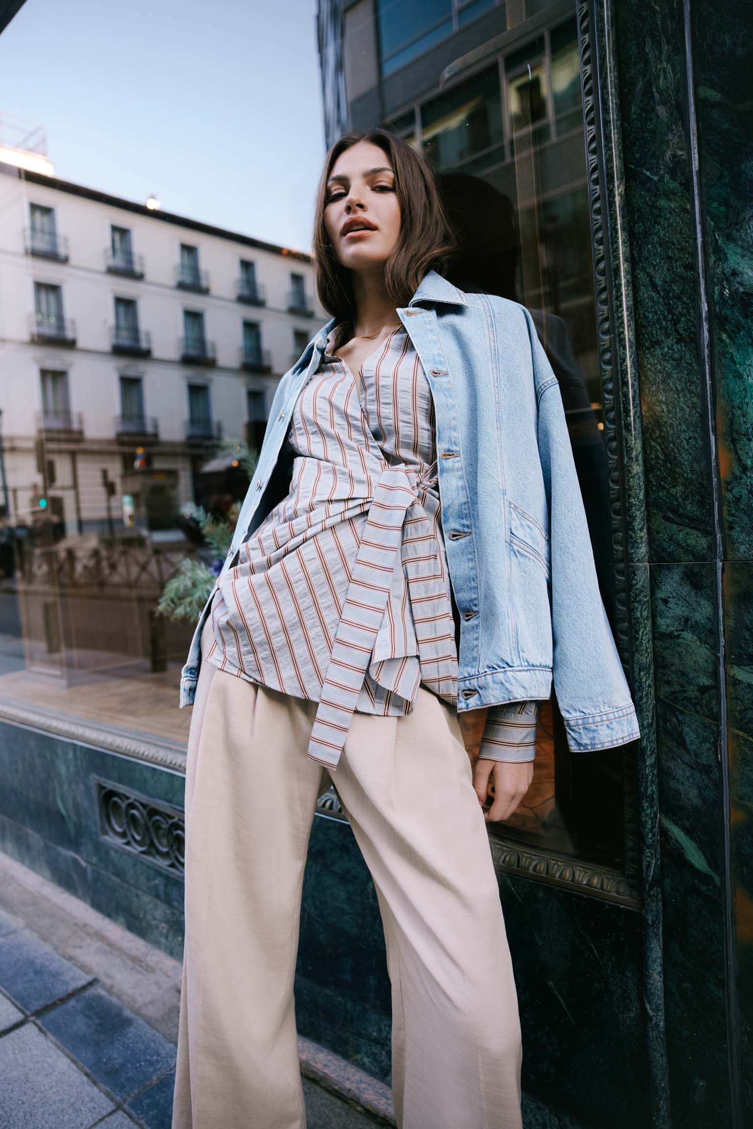 Blusa ESME Rayas Azul - BIMANI