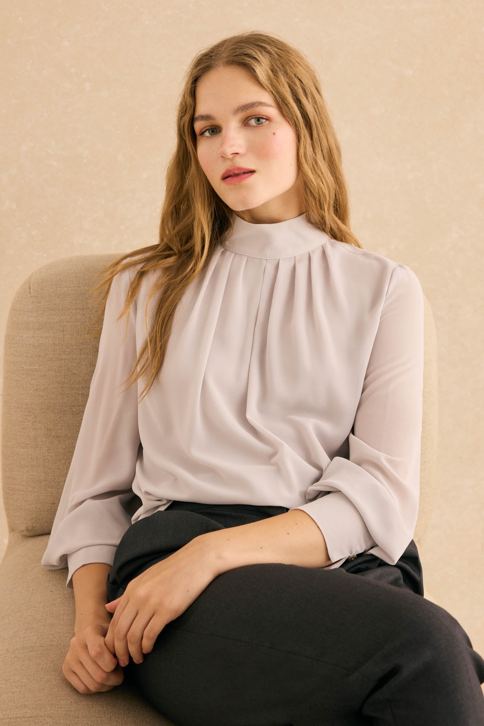 Blusa HALCÓN Gris Perla - BIMANI