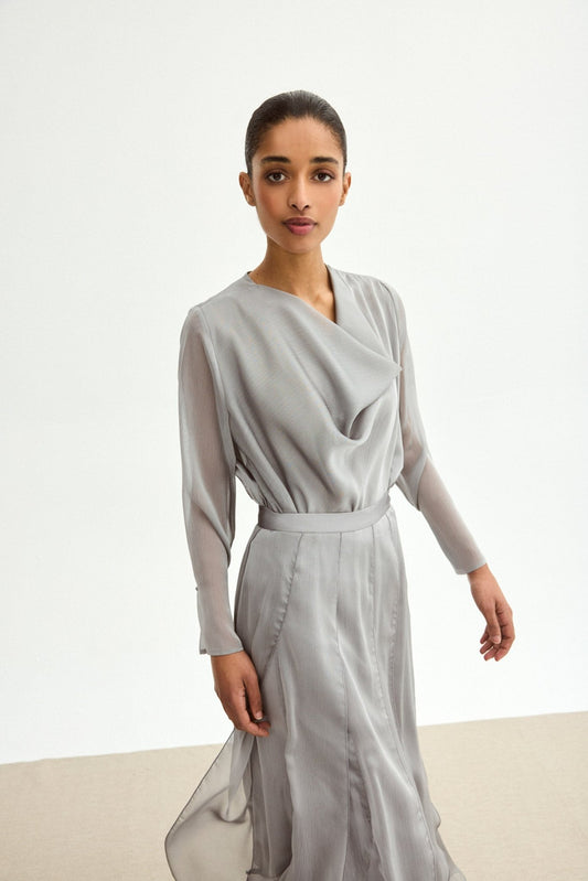 Blusa HELIANE Plata - BIMANI