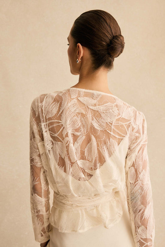 Blusa ISADORA Blanco Hielo - BIMANI