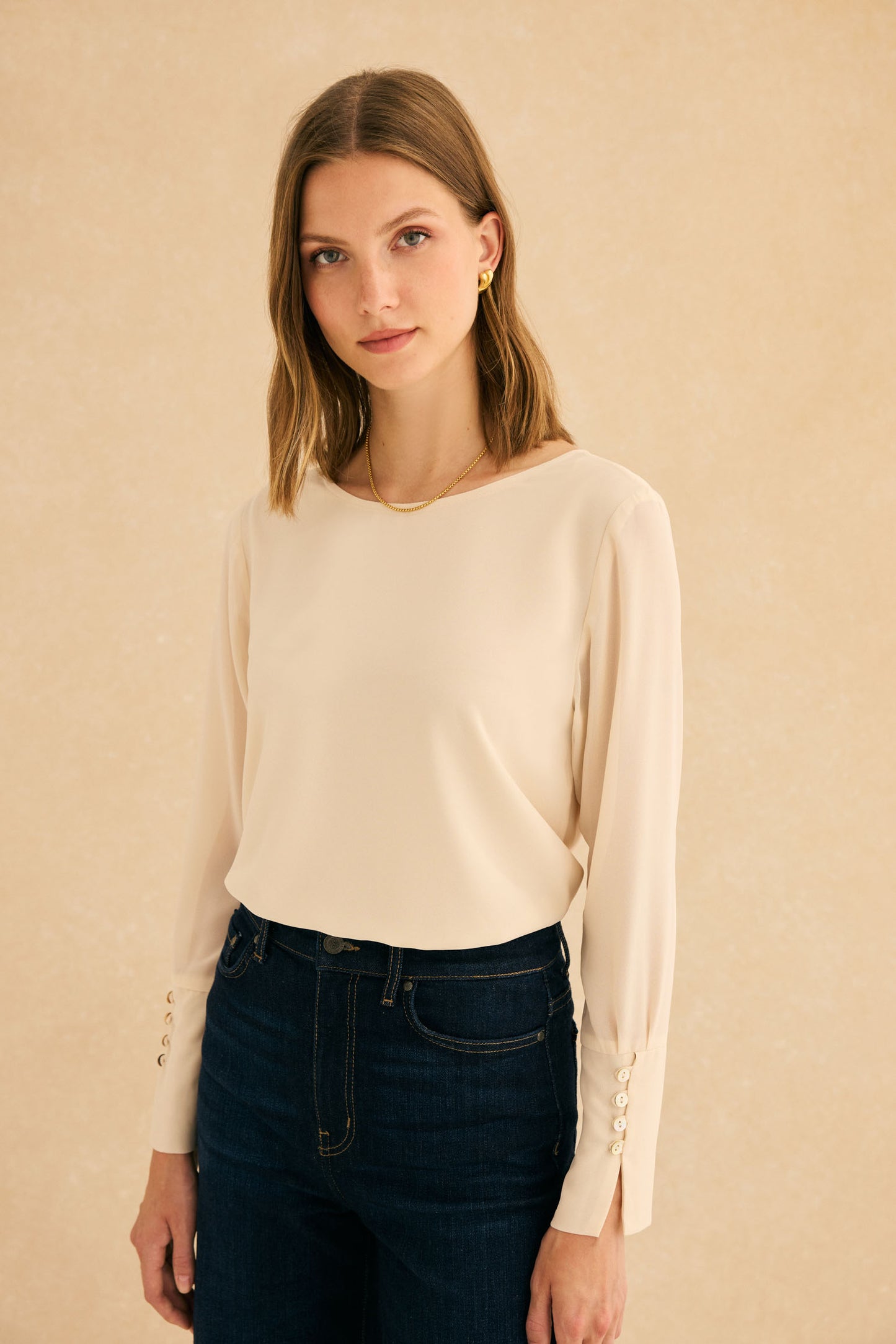 Blusa LAGUNA Beige Caliza