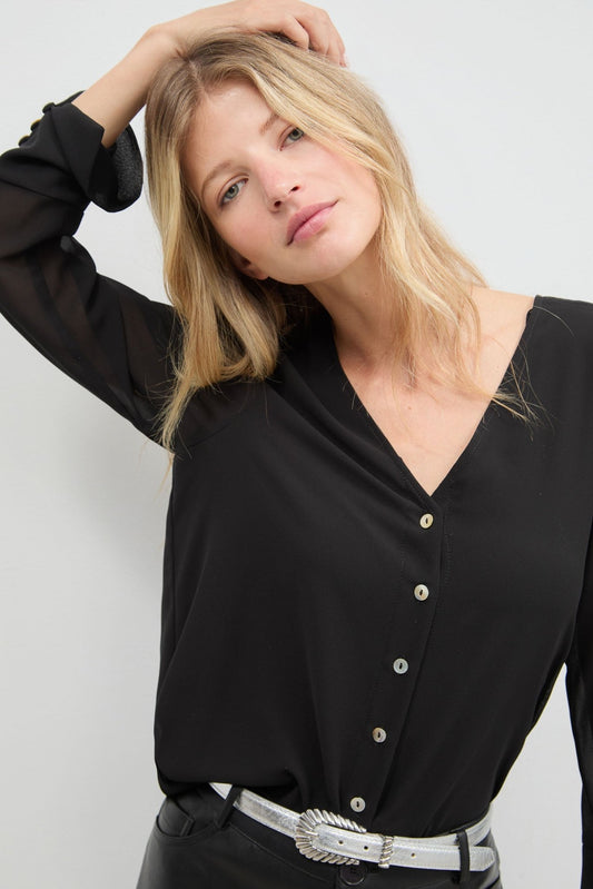 Blusa LAGUNA Black - BIMANI