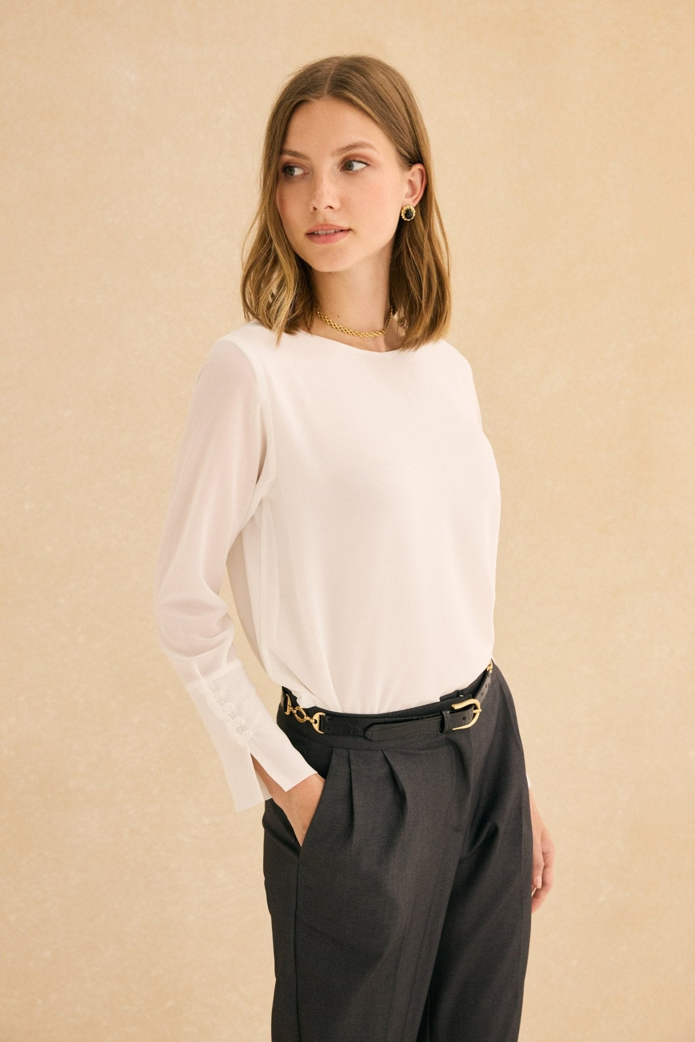 Blusa LAGUNA Blanco Eterno - BIMANI