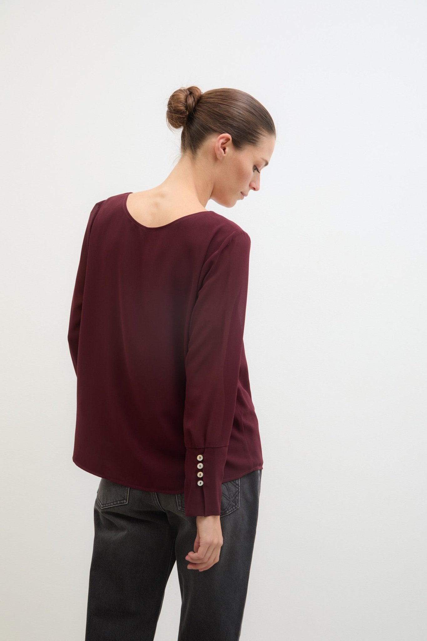 Blusa LAGUNA Burgundy - BIMANI