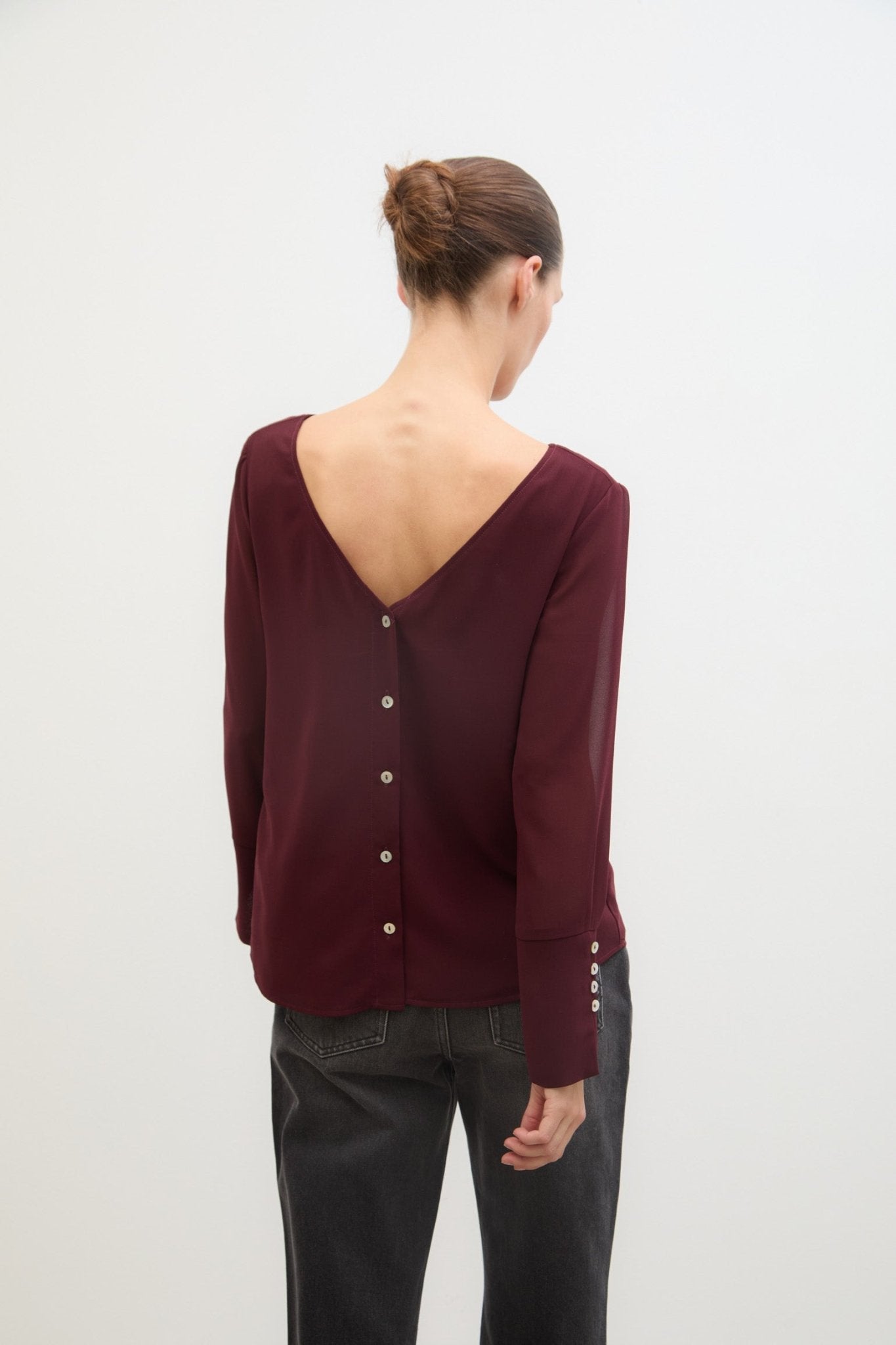 Blusa LAGUNA Burgundy - BIMANI