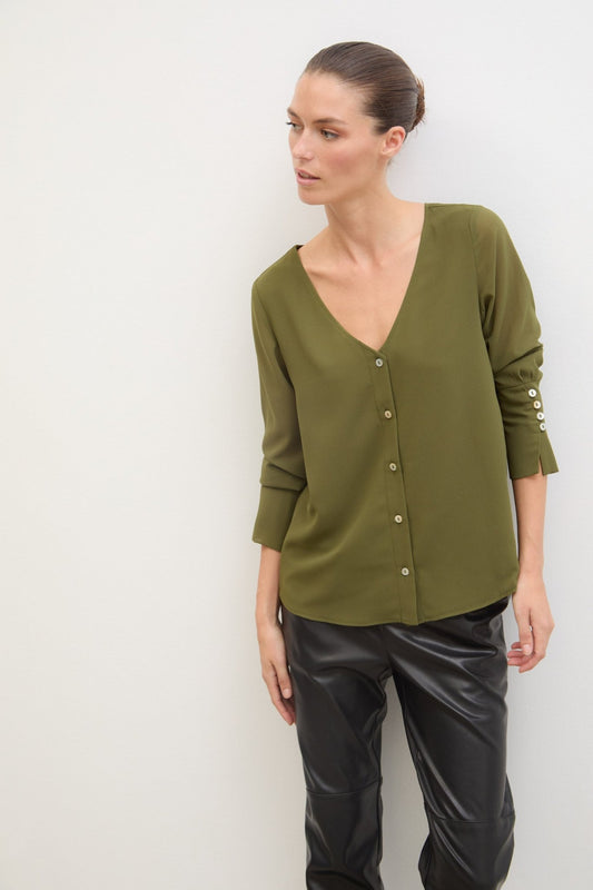 Blusa LAGUNA Khaki - BIMANI