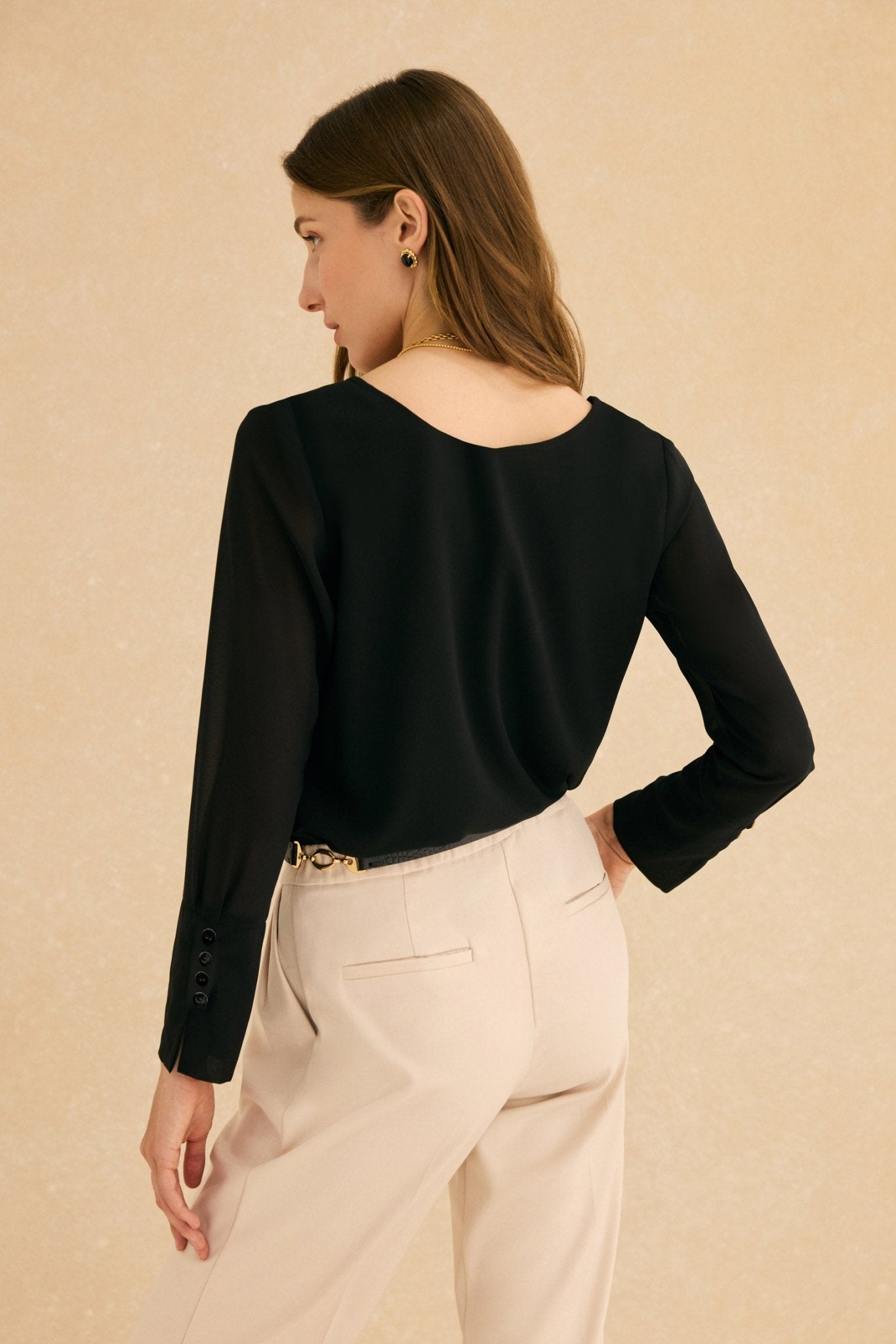 Blusa LAGUNA Negro Magnético - BIMANI