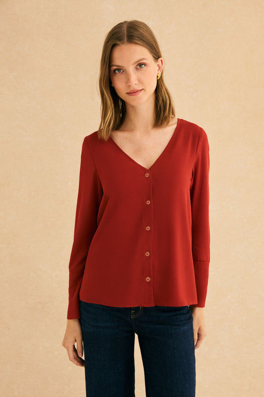 Blusa LAGUNA Teja Mencía