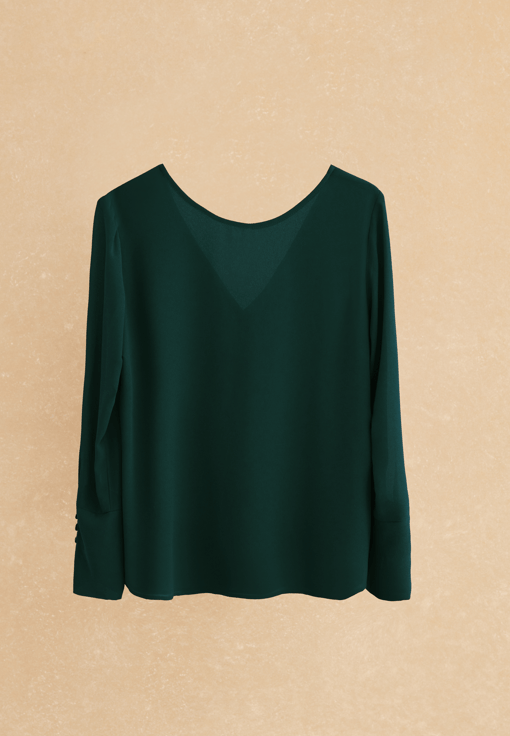 Blusa LAGUNA Verde Hiedra - BIMANI