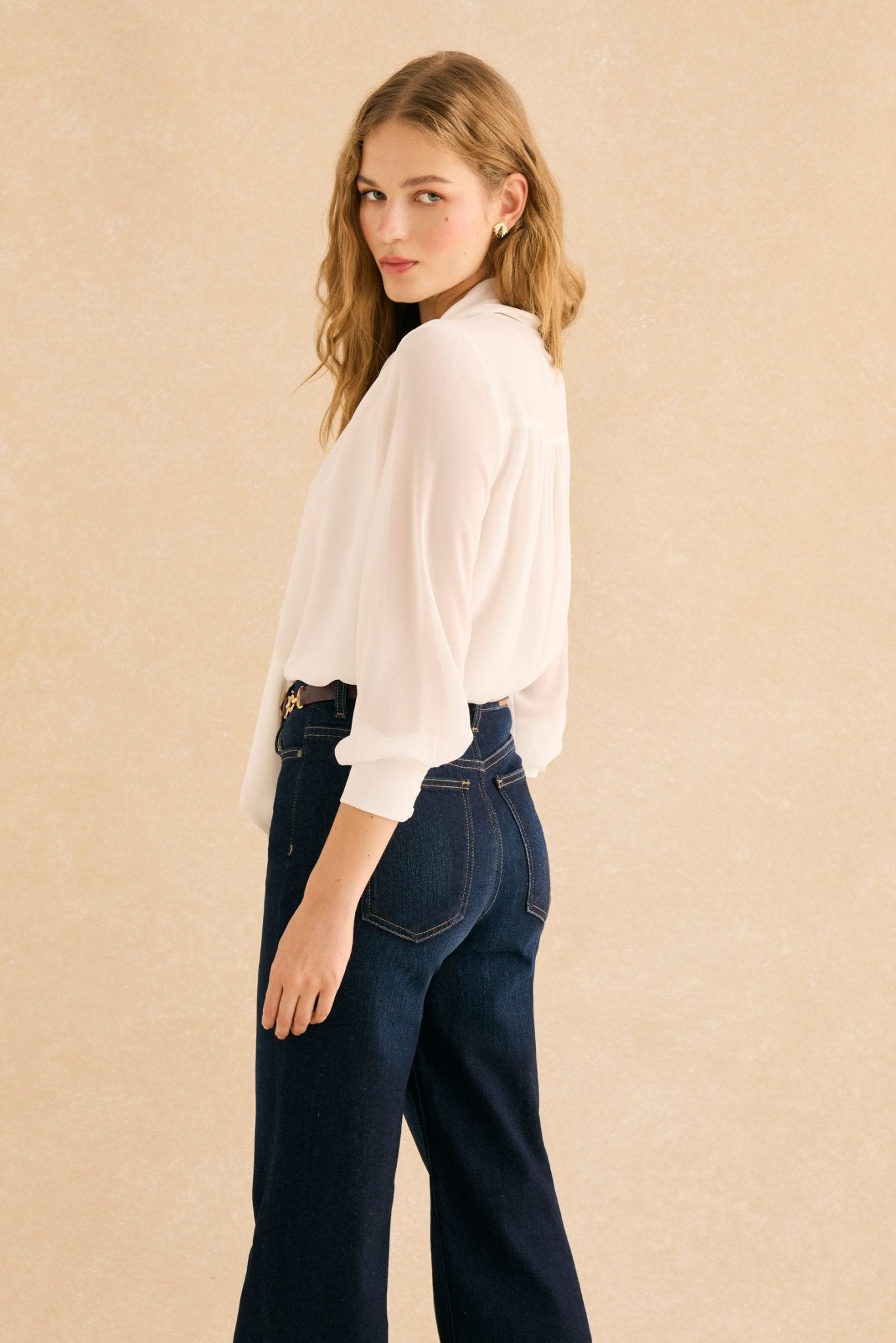 Blusa LAVANDA Blanco Eterno - BIMANI