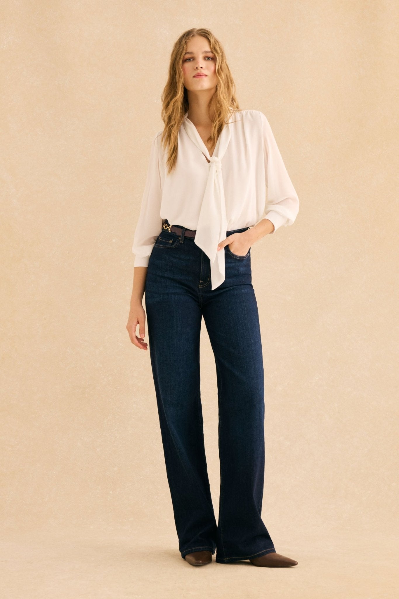 Blusa LAVANDA Blanco Eterno - BIMANI
