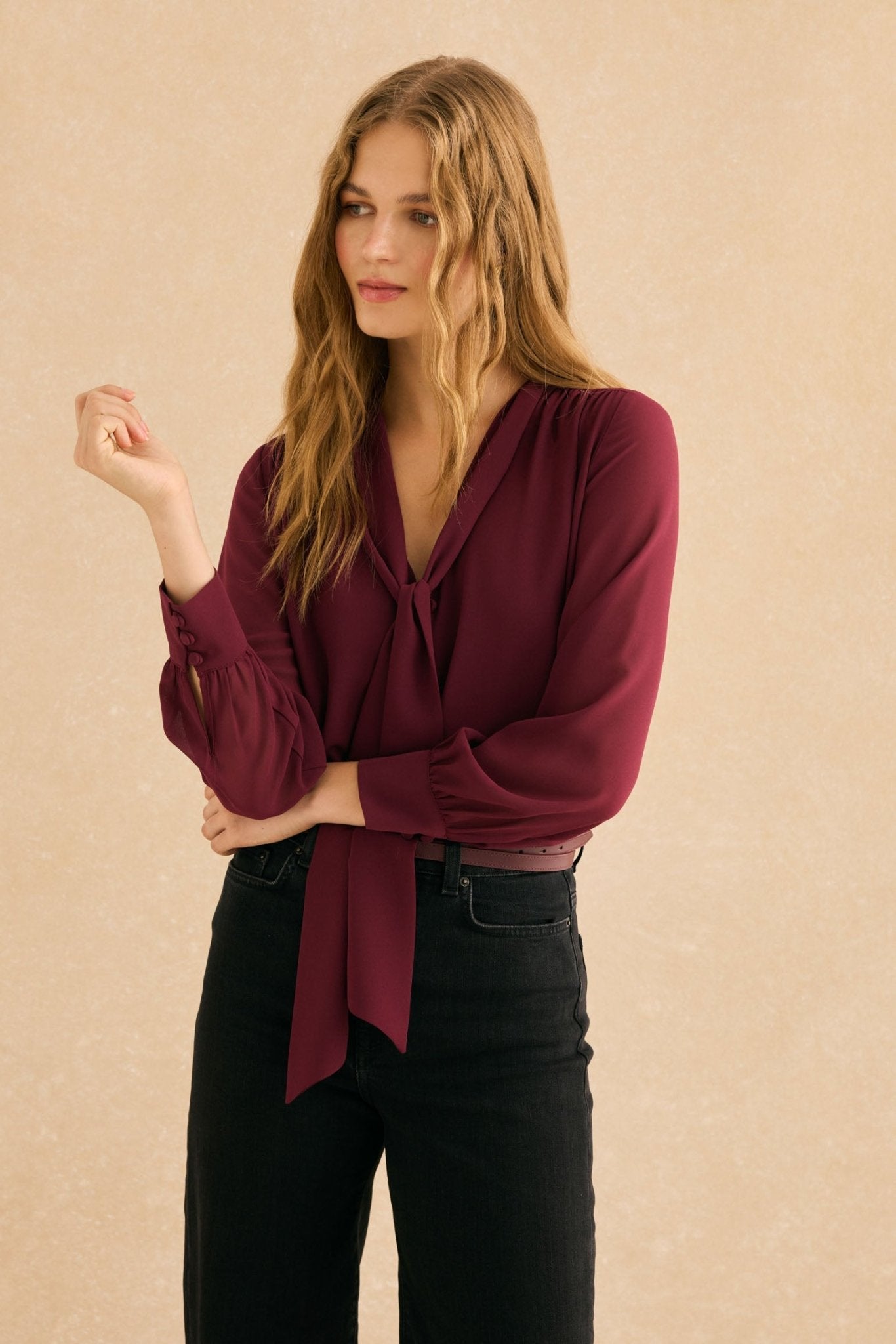 Blusa LAVANDA Burdeos Monastrell - BIMANI