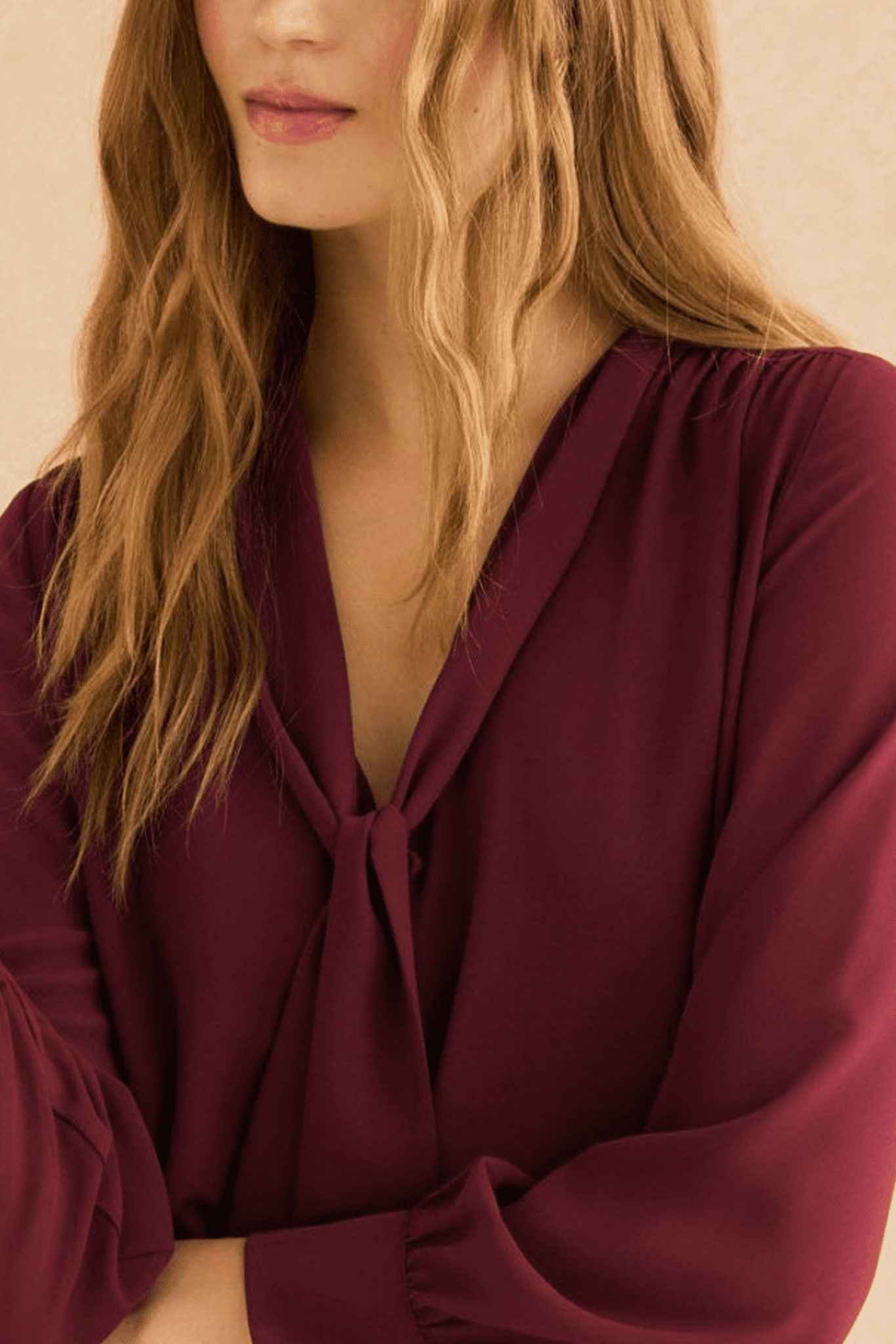 Vestido LYRA Burdeos Monastrell - BIMANI