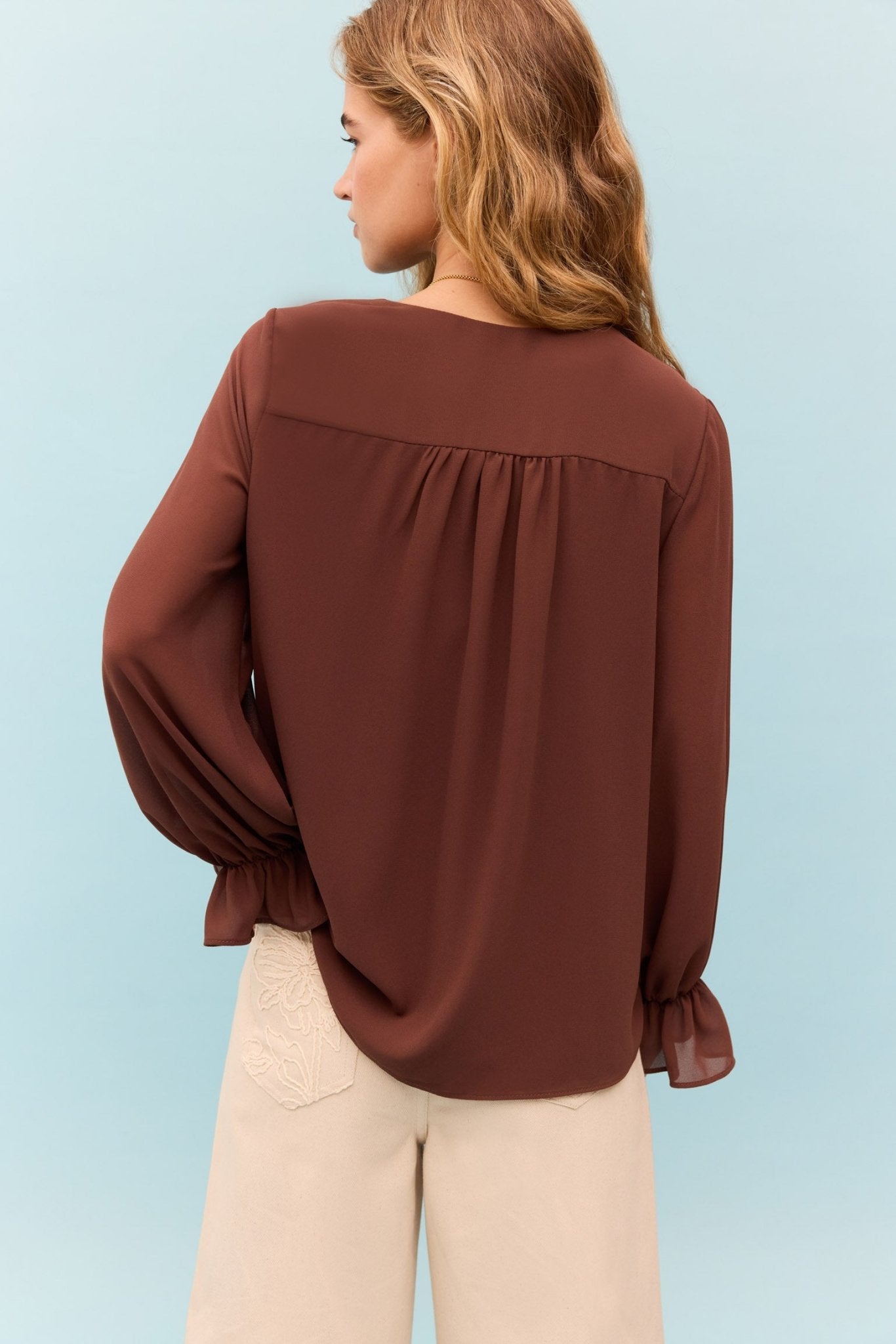 Blusa LIORA Marrón Mocca - BIMANI