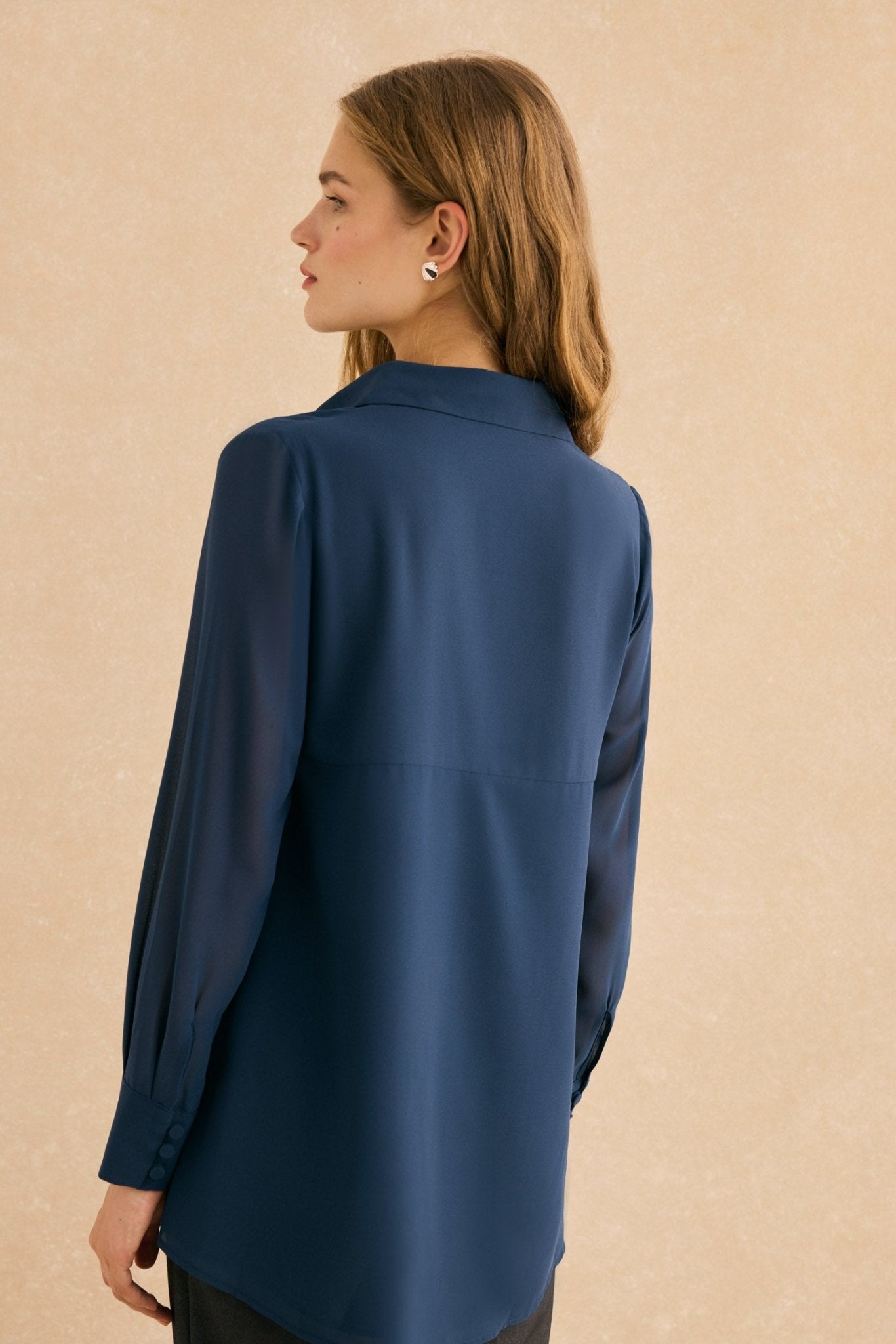 Blusa LIVERPOOL Azul Cantábrico - BIMANI