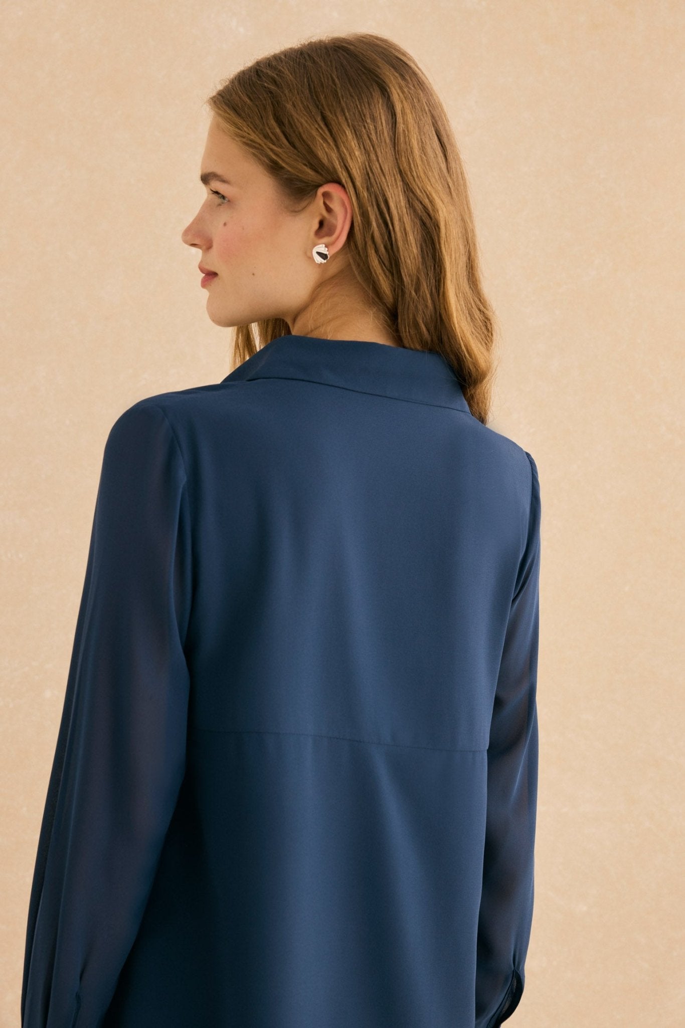 Blusa LIVERPOOL Azul Cantábrico - BIMANI