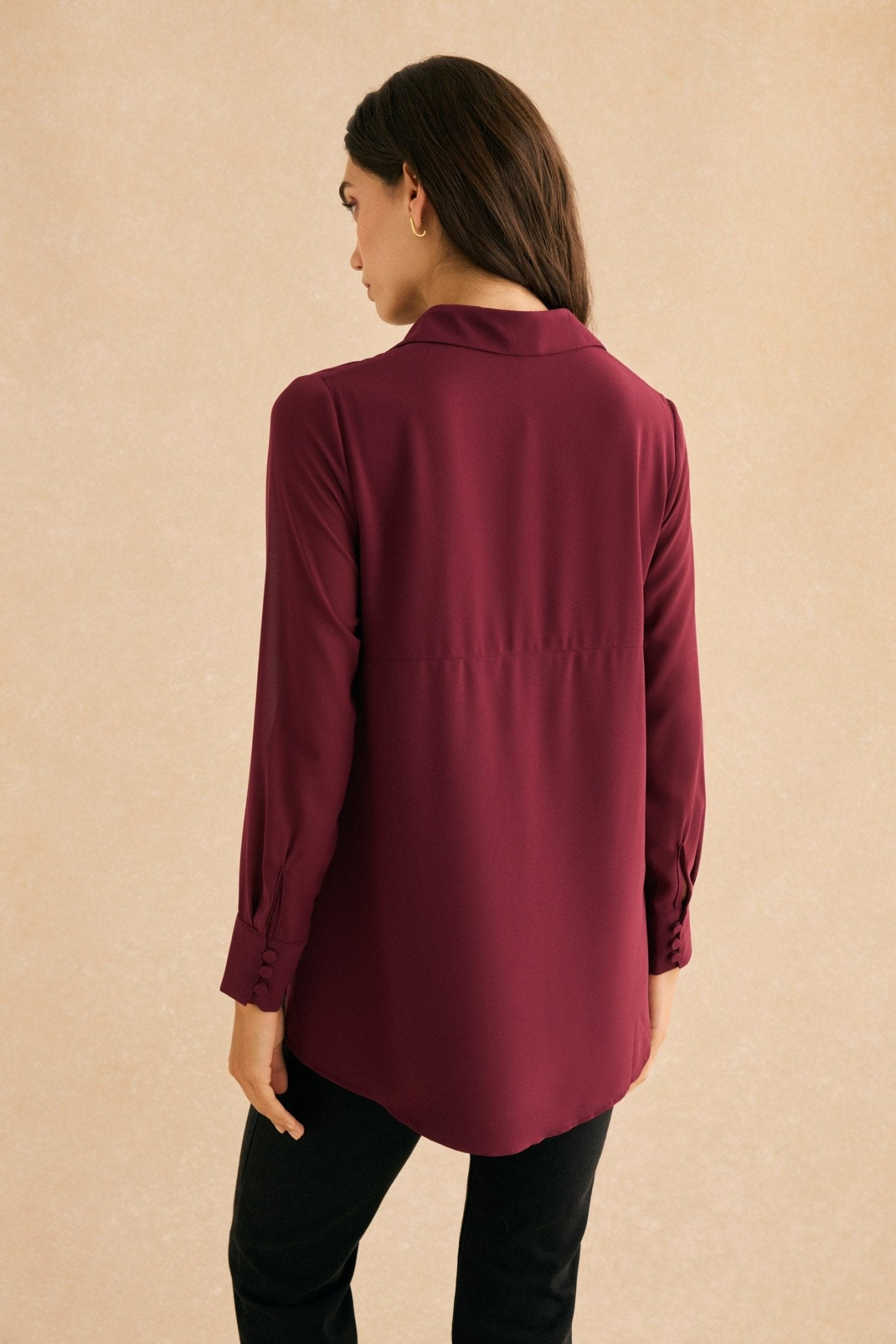Blusa LIVERPOOL Burdeos Monastrell - BIMANI