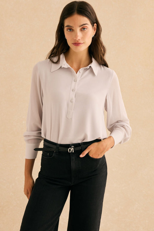 Blusa LIVERPOOL Gris Perla - BIMANI