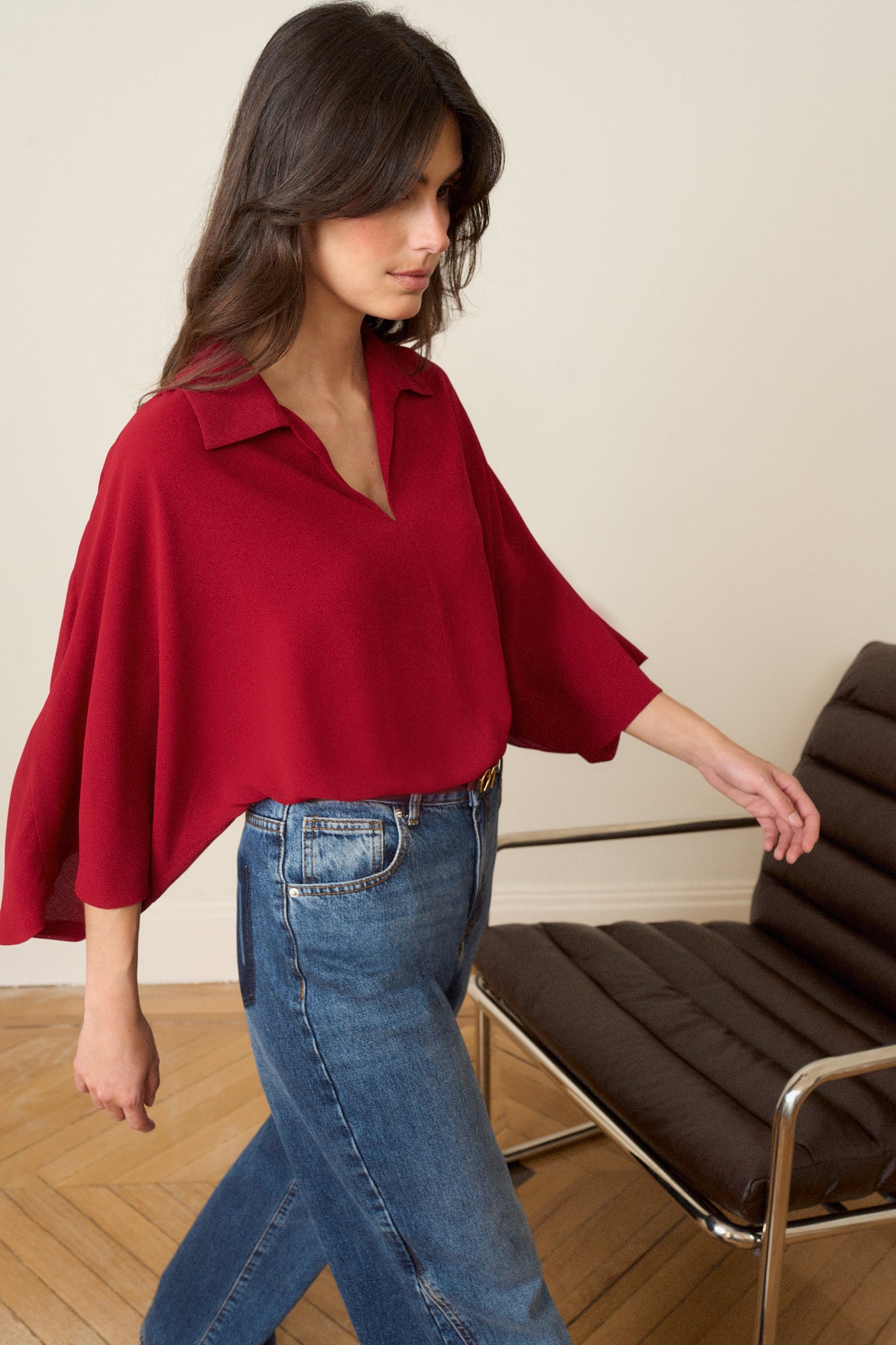 Blusa LUPE Granate Magma - BIMANI