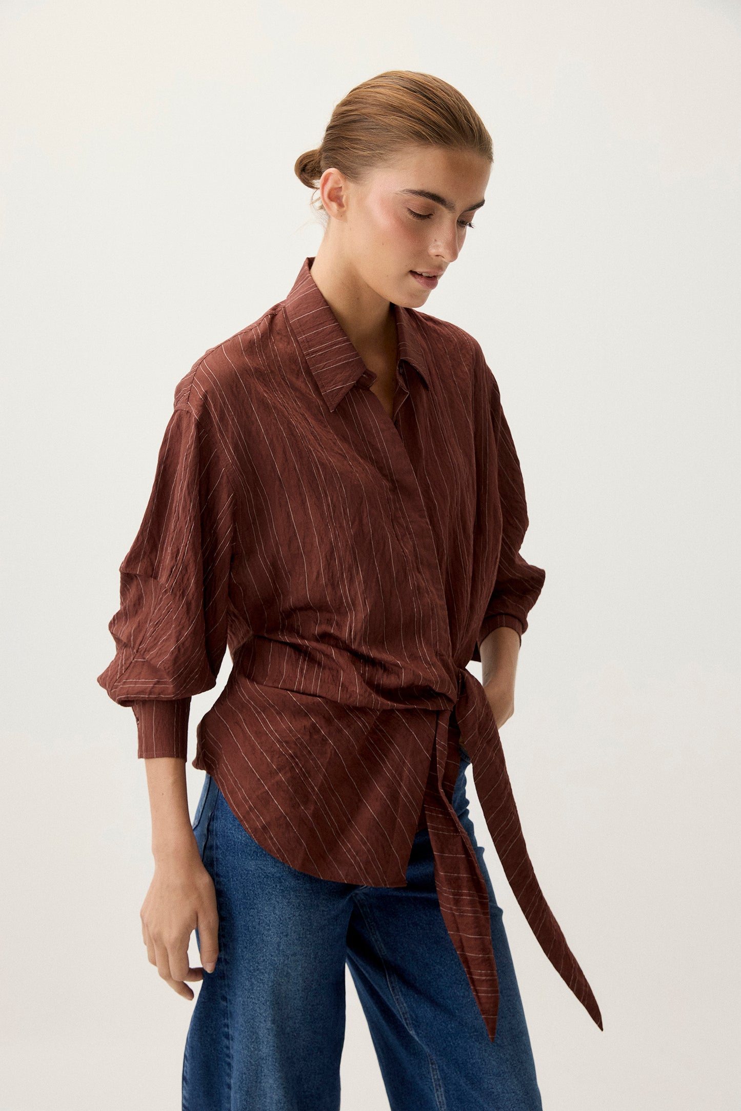 Blusa MAELLE Marrón