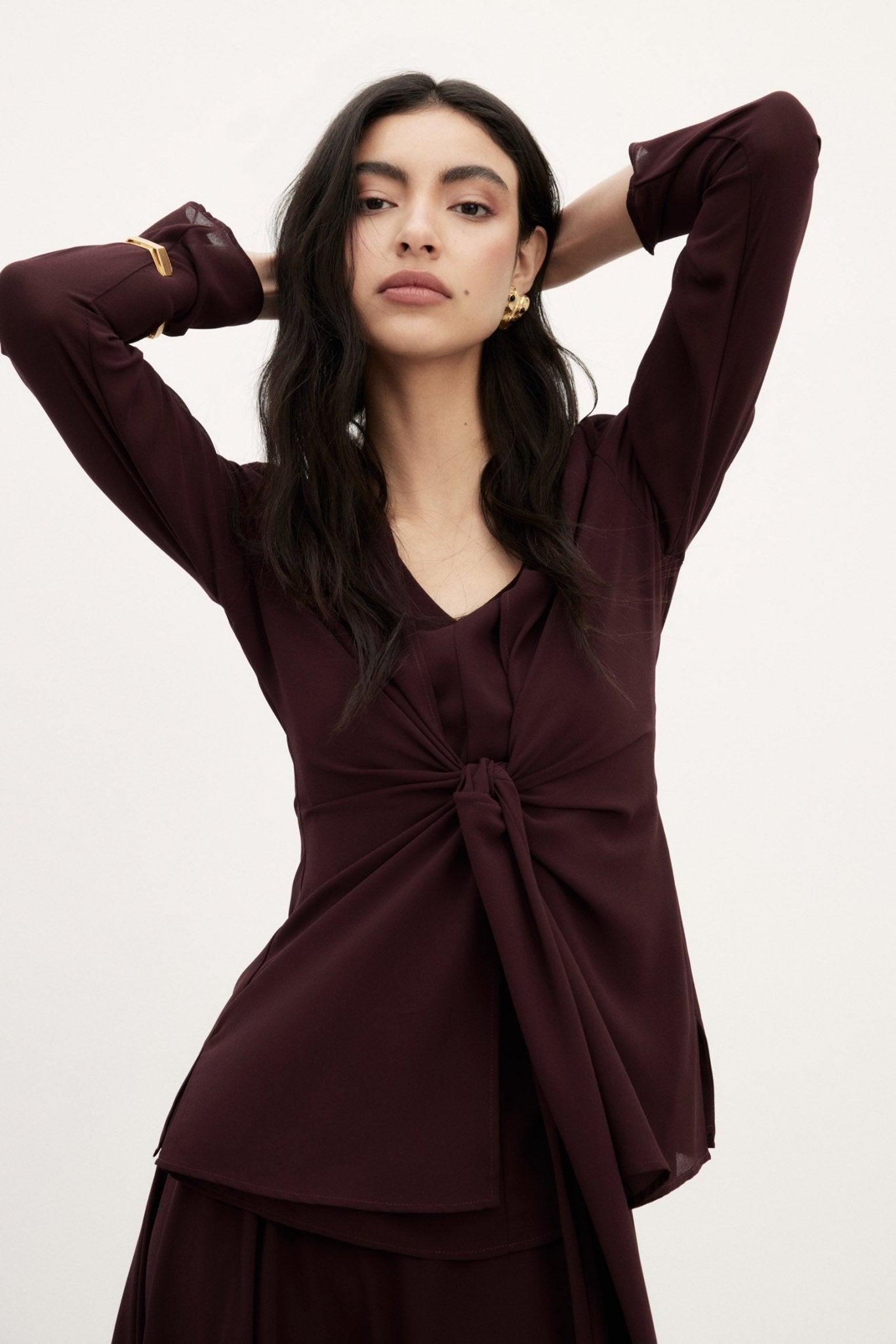 Blusa MARGOT Burgundy - BIMANI