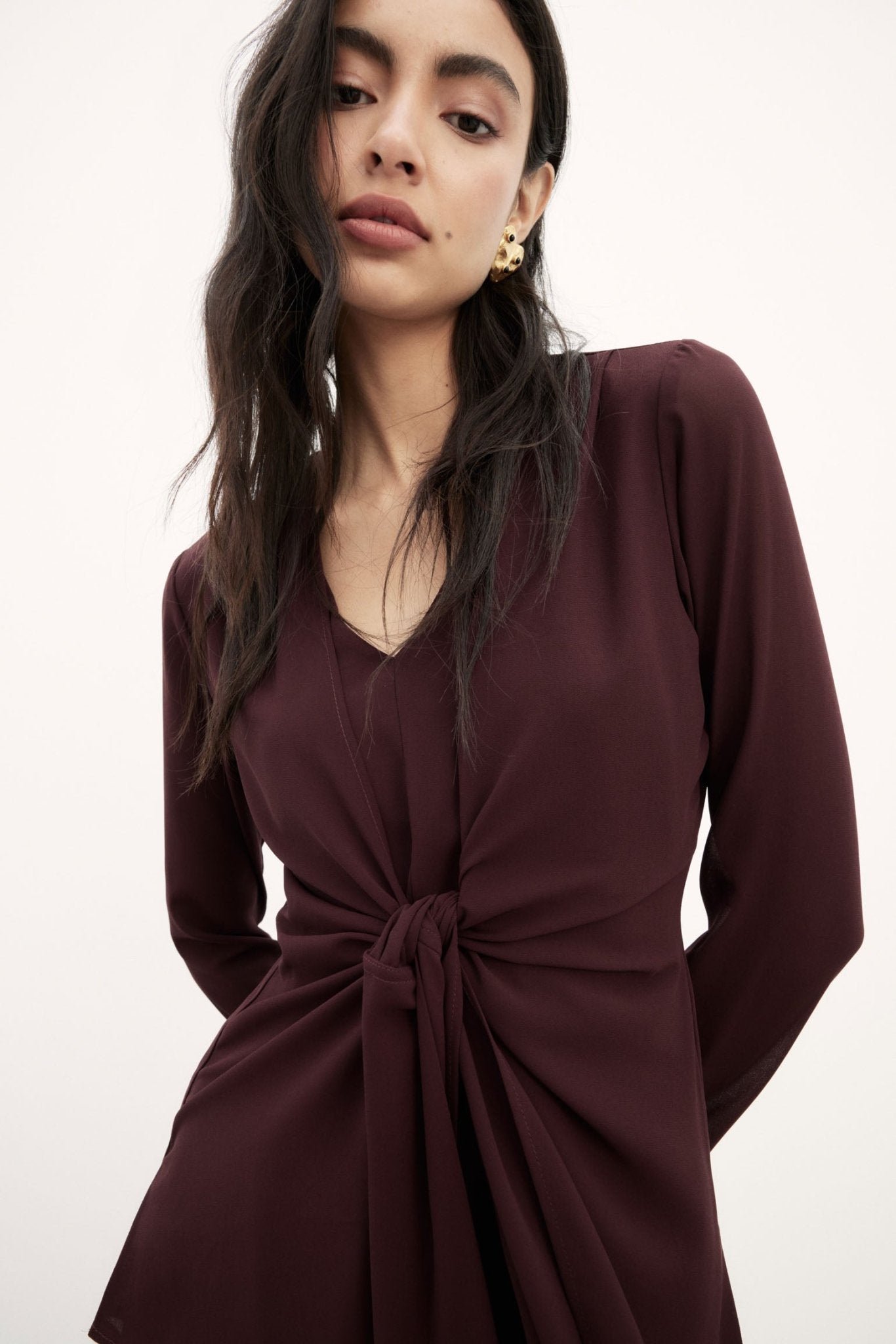 Blusa MARGOT Burgundy - BIMANI