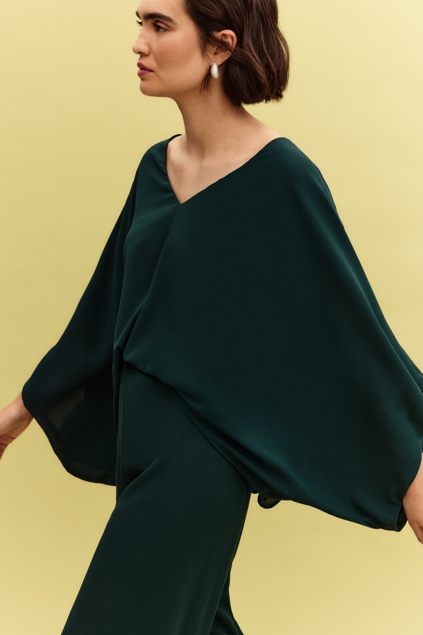 Blusa MARION Verde Hiedra - BIMANI