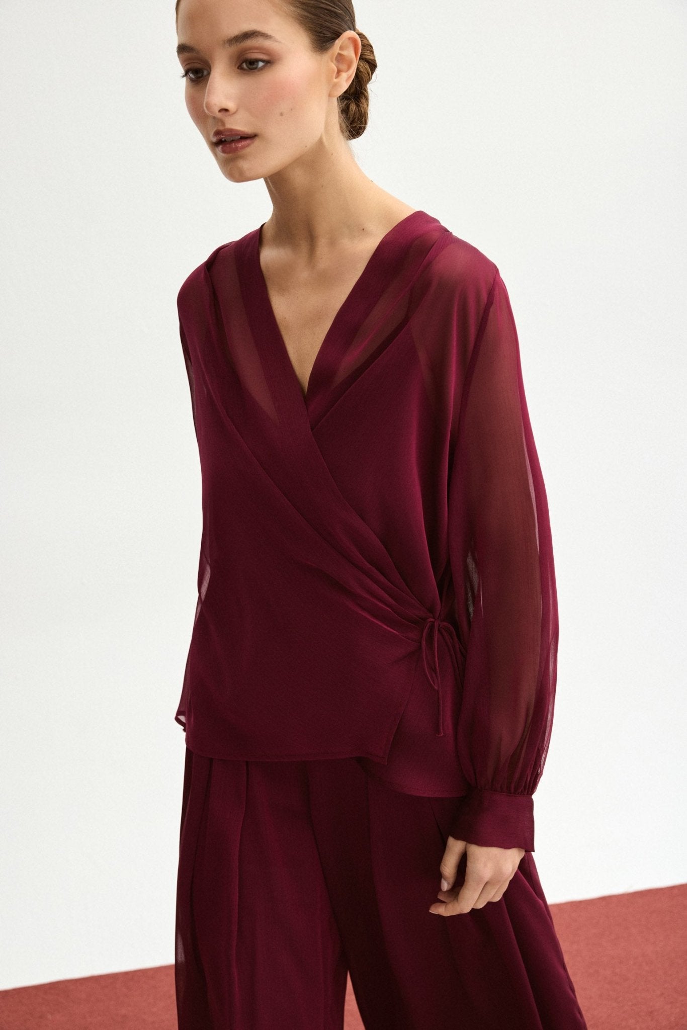 Blusa MARTINE Cereza Árida - BIMANI