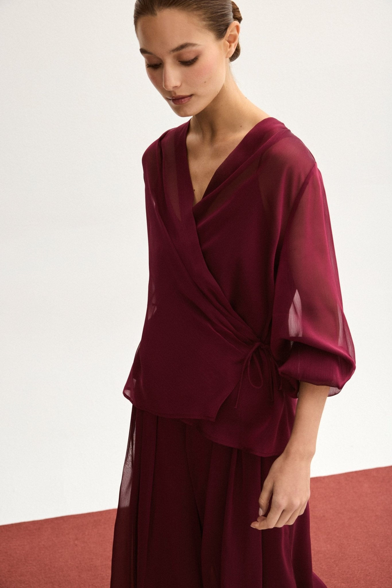 Blusa MARTINE Cereza Árida - BIMANI