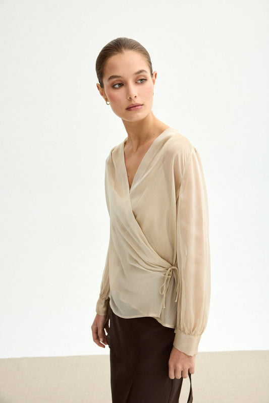 Blusa MARTINE Champagne - BIMANI