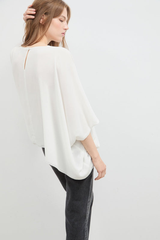 Blusa MERIDIEN White - BIMANI