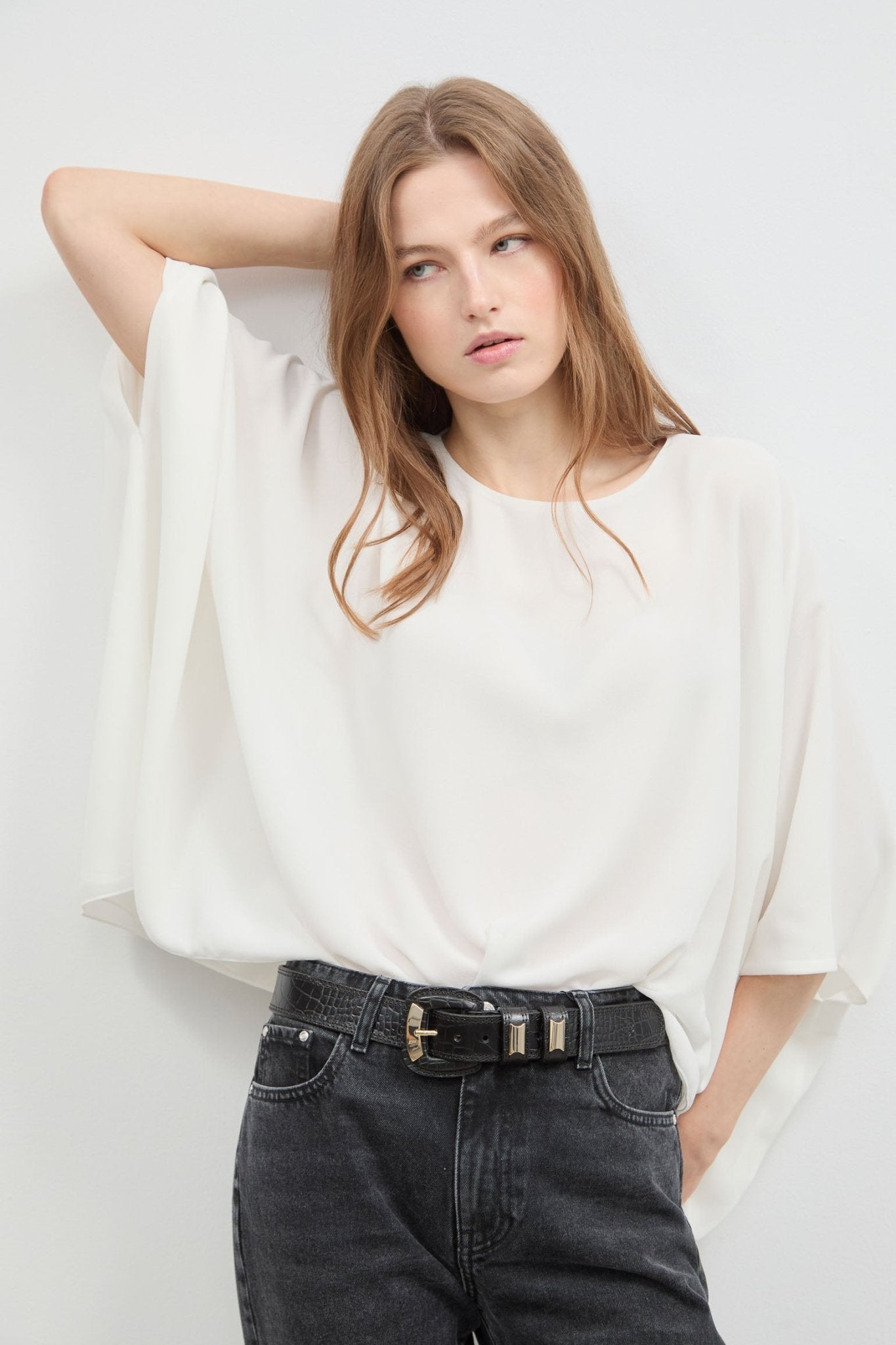 Blusa MERIDIEN White - BIMANI