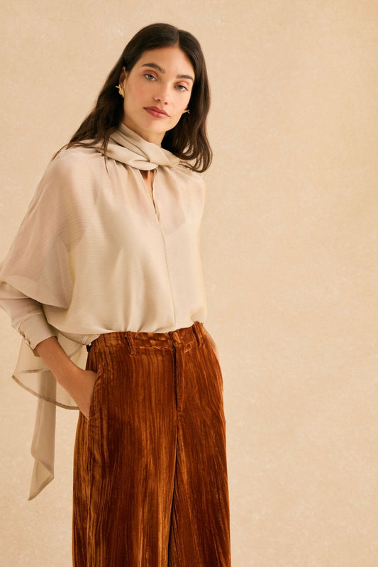 Blusa MIRANDA Champagne - BIMANI