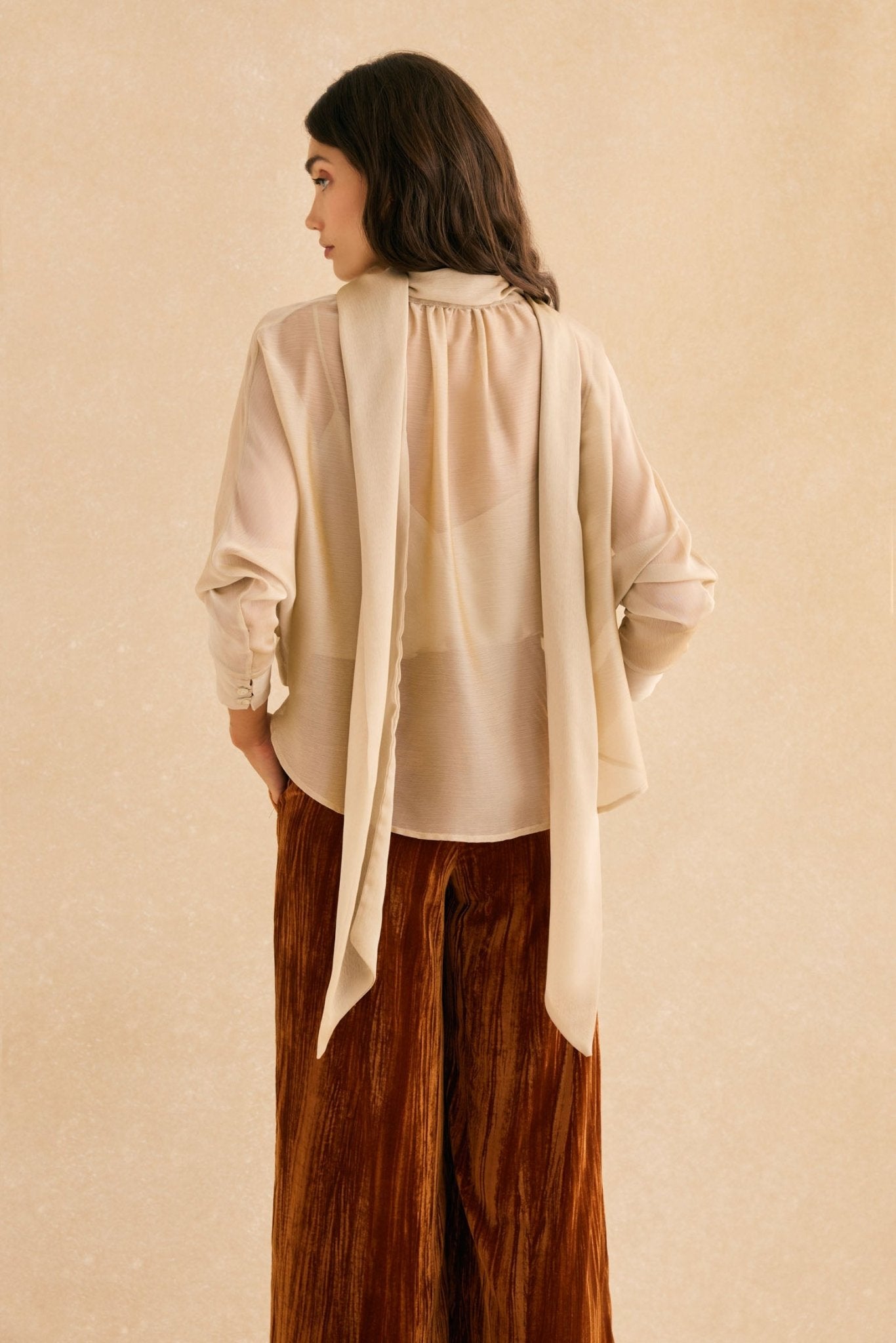 Blusa MIRANDA Champagne - BIMANI