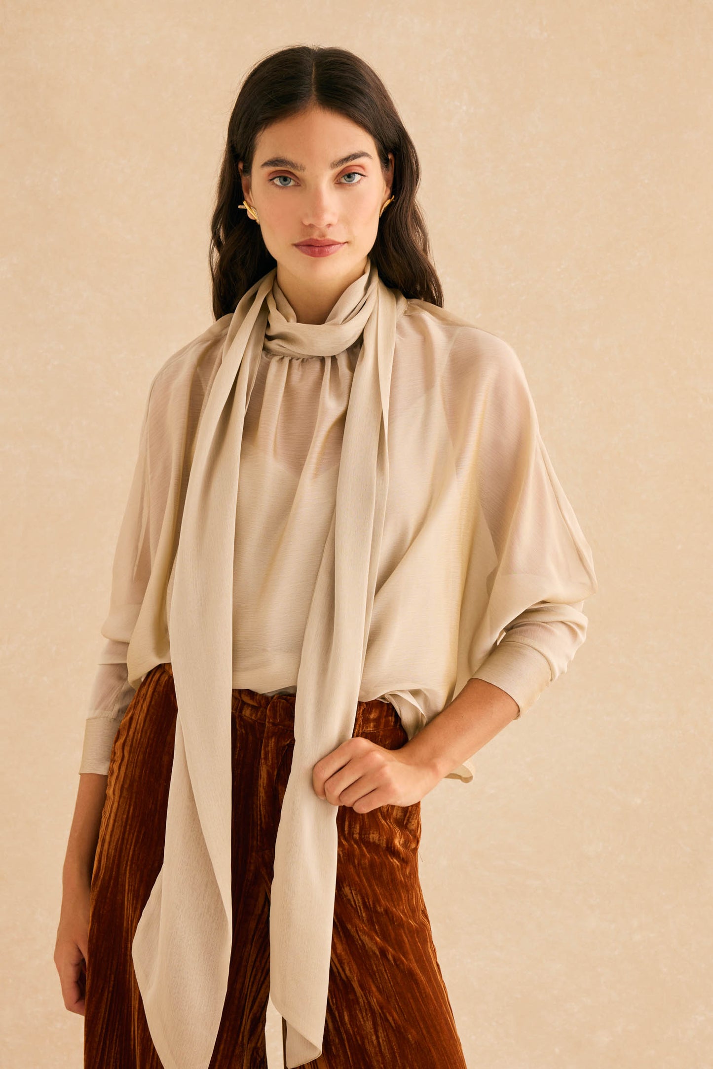 Blusa MIRANDA Champagne - BIMANI