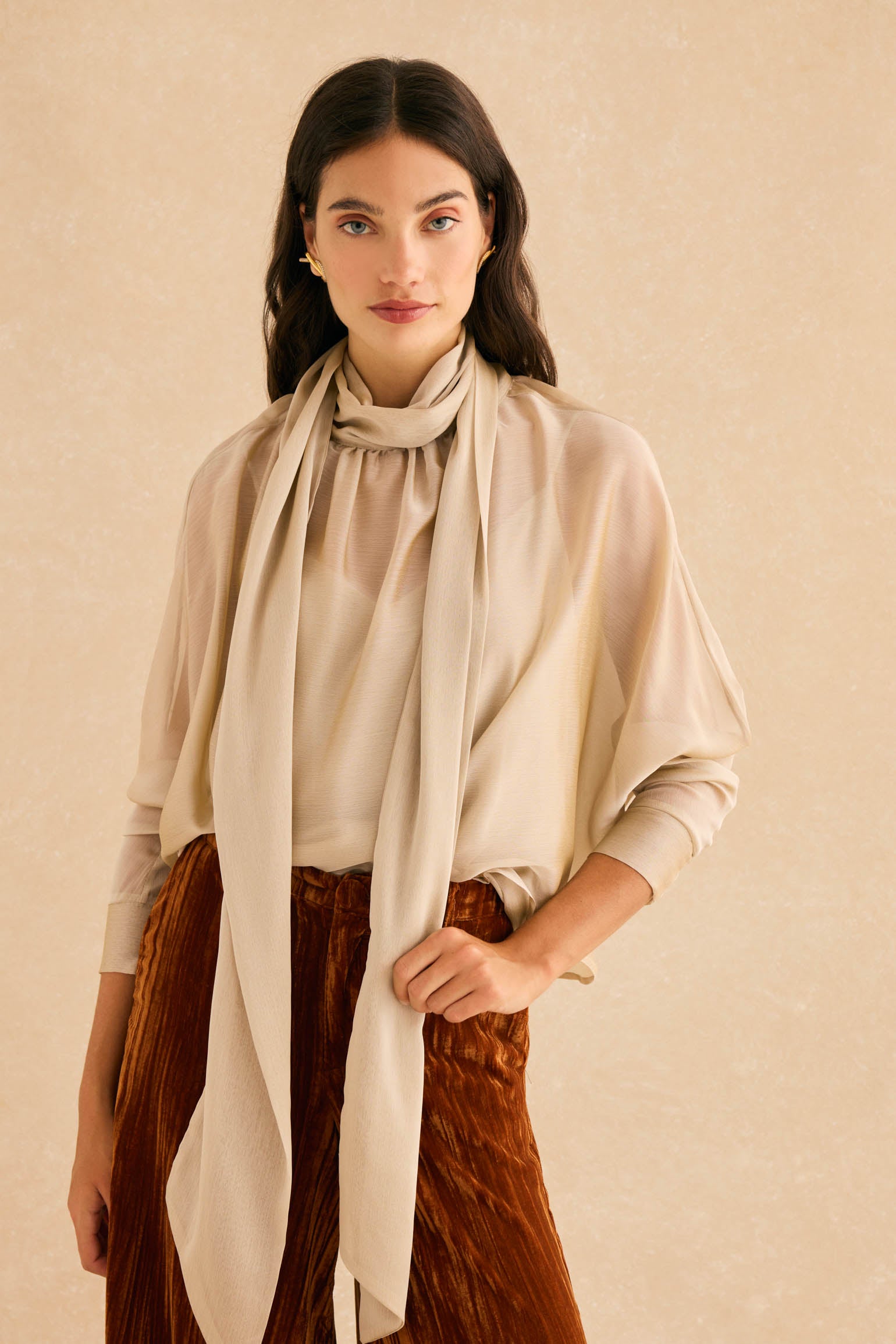 Blusa MIRANDA Champagne - BIMANI