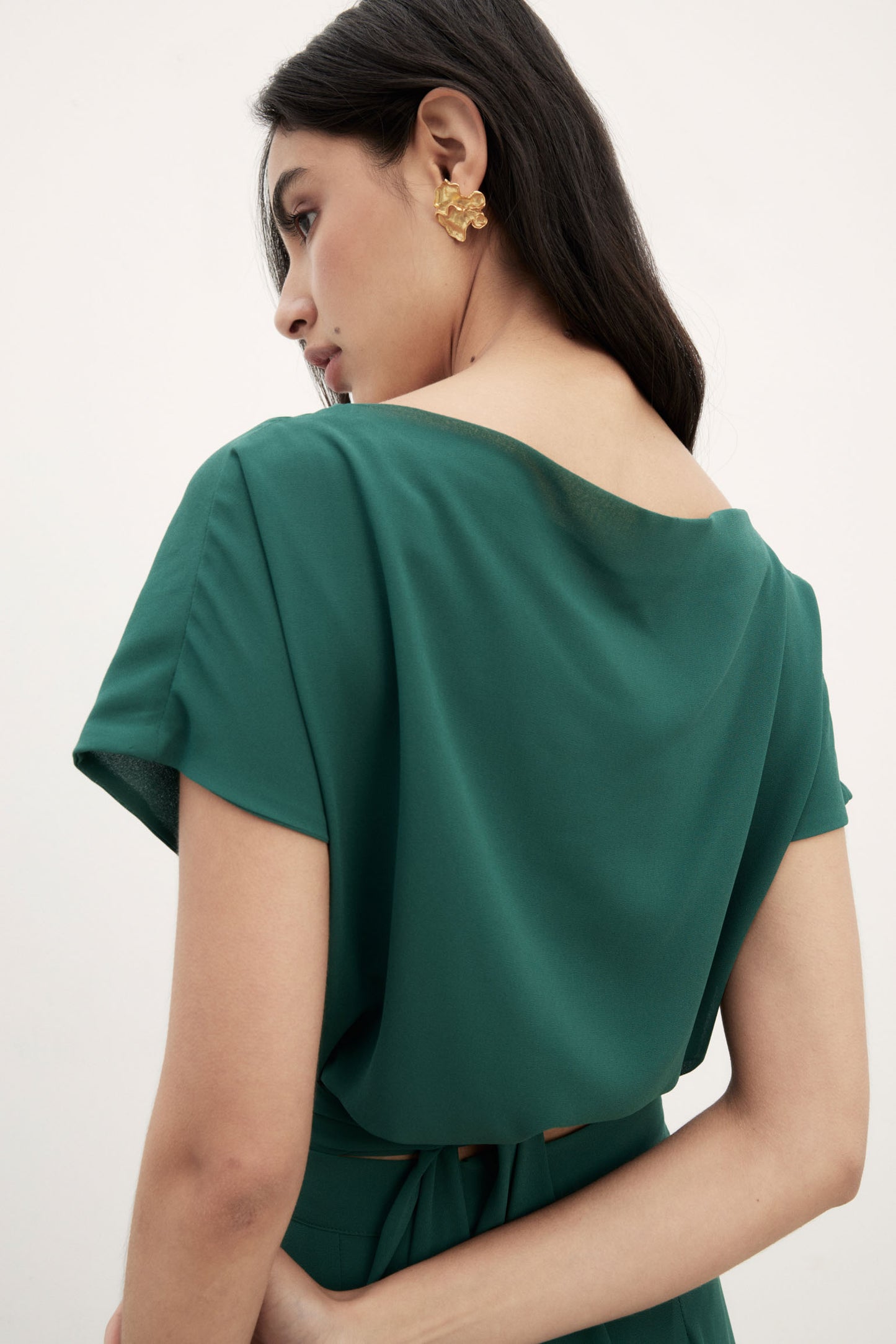 MITTE Blouse Green Earth