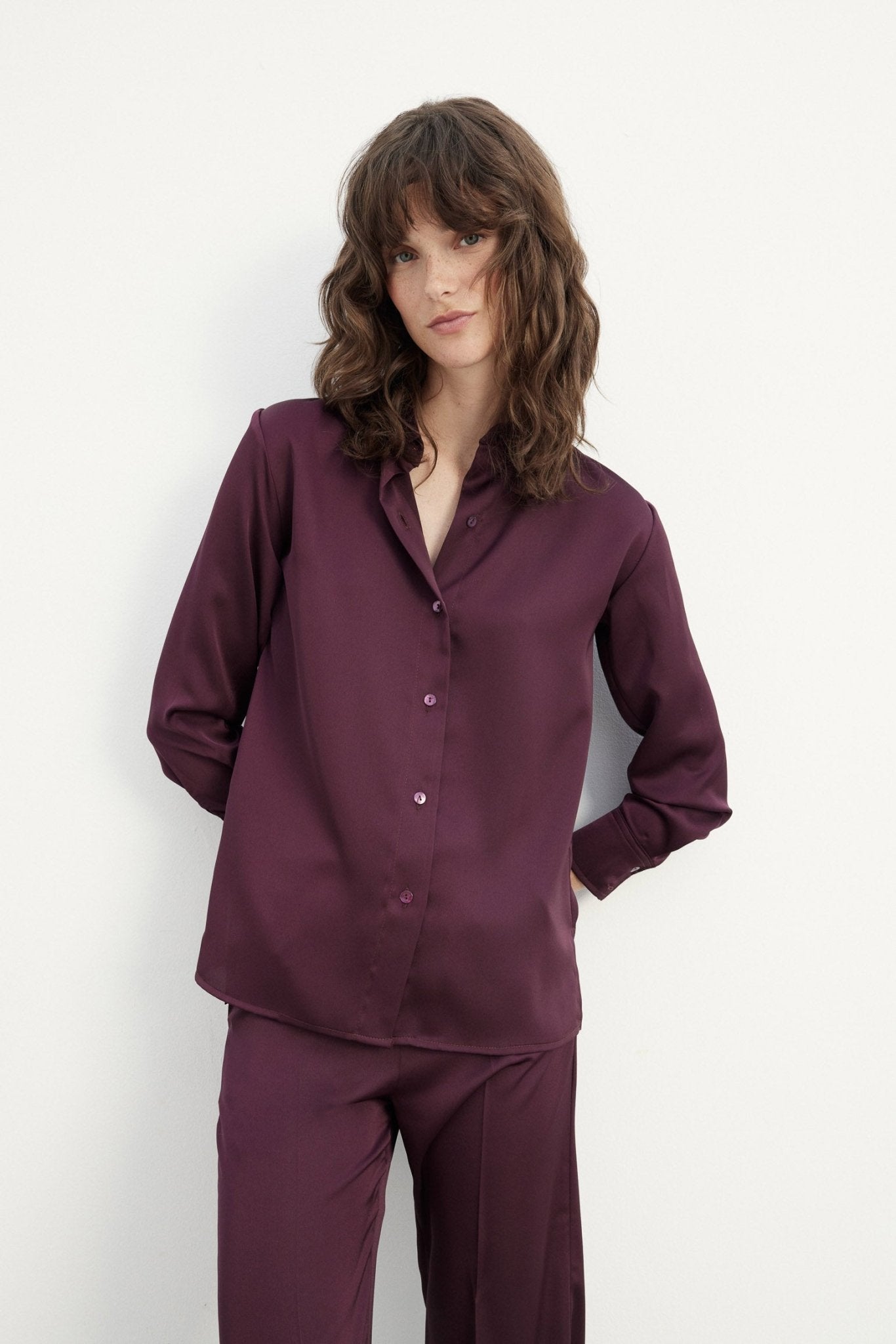 Blusa NEW YORK Burgundy - BIMANI