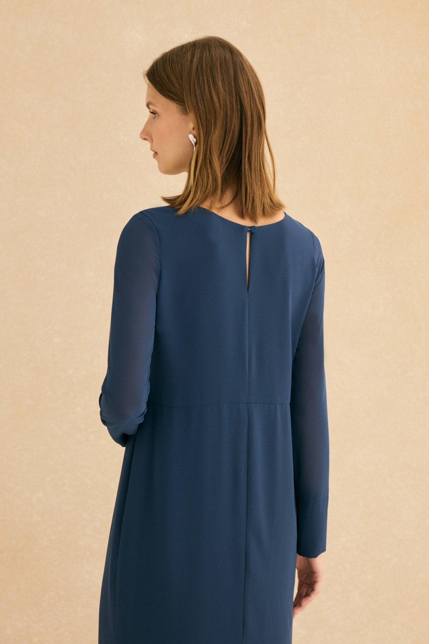 Blusa OSAKA Azul Cantábrico - BIMANI